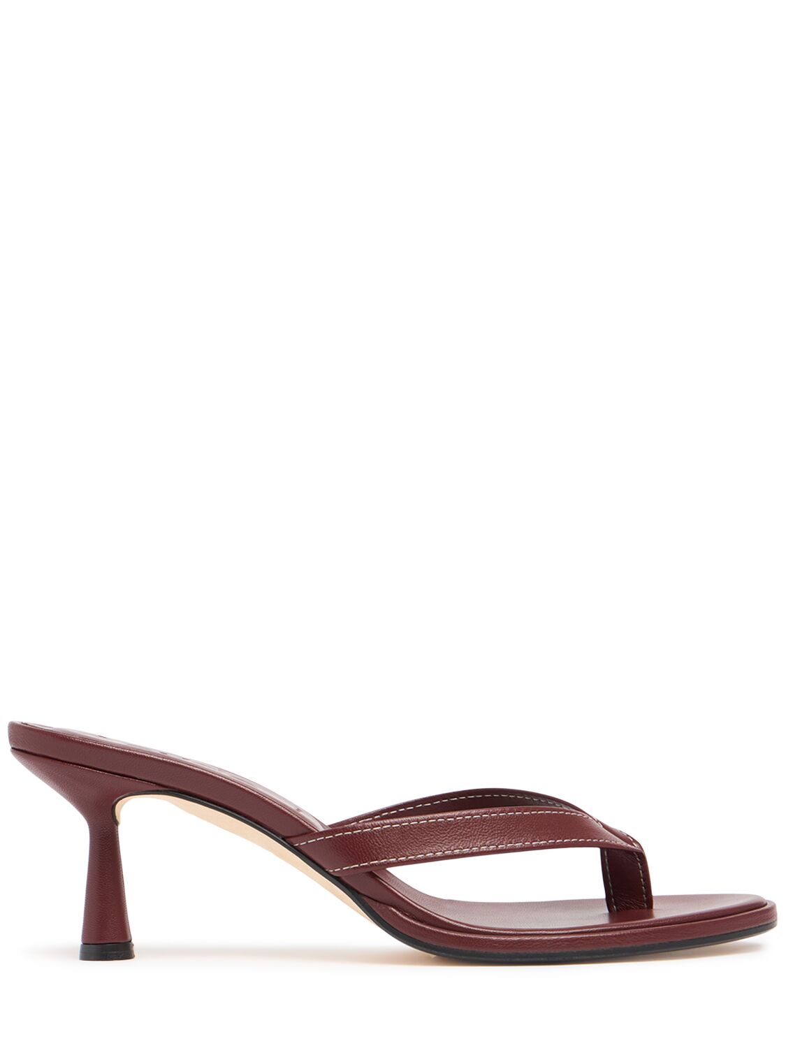 Tongs En Cuir Nappa Daphne 75 Mm - AEYDE - Modalova