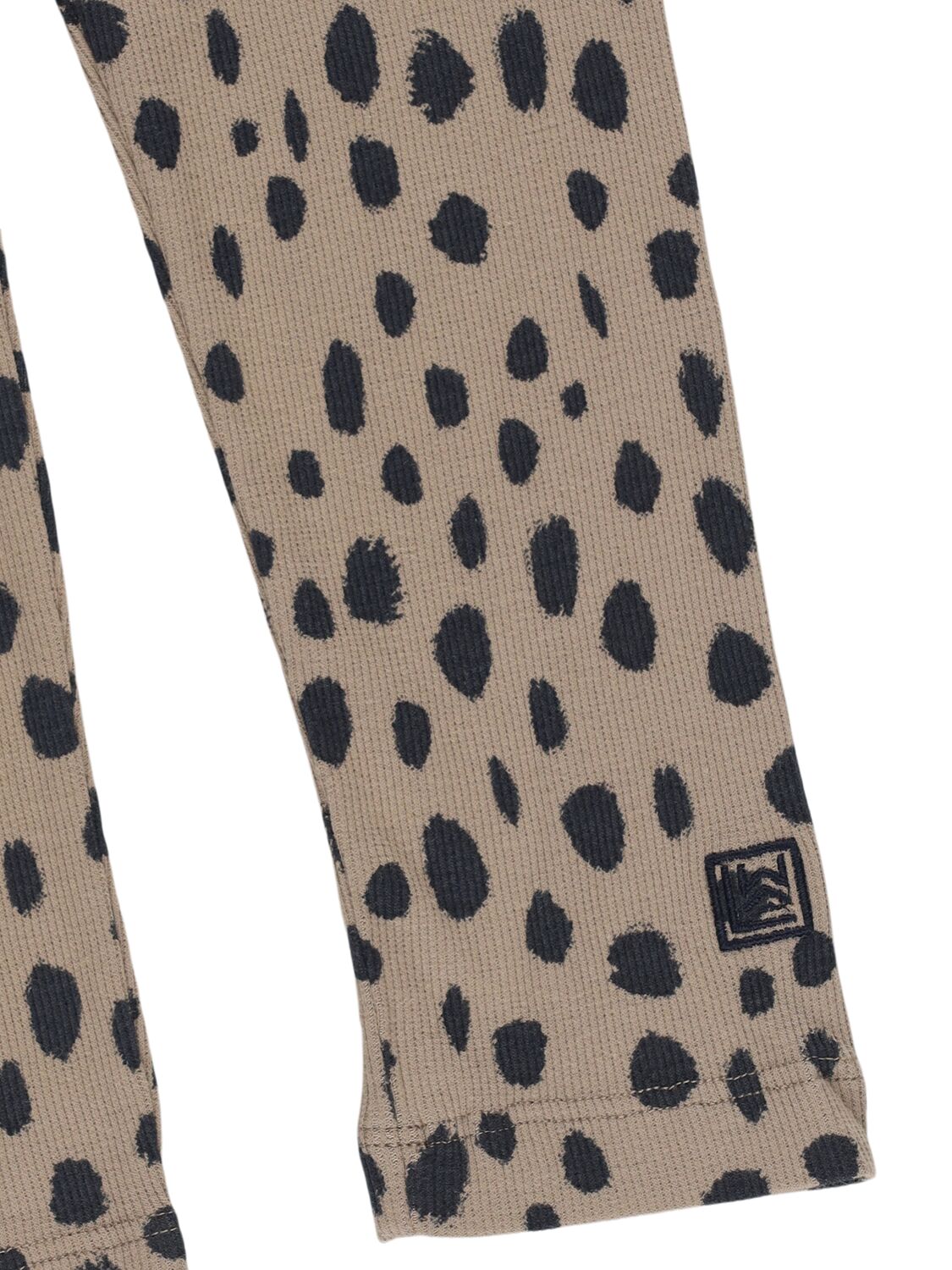LIEWOOD LEO PRINT COTTON BLEND JERSEY LEGGINGS 