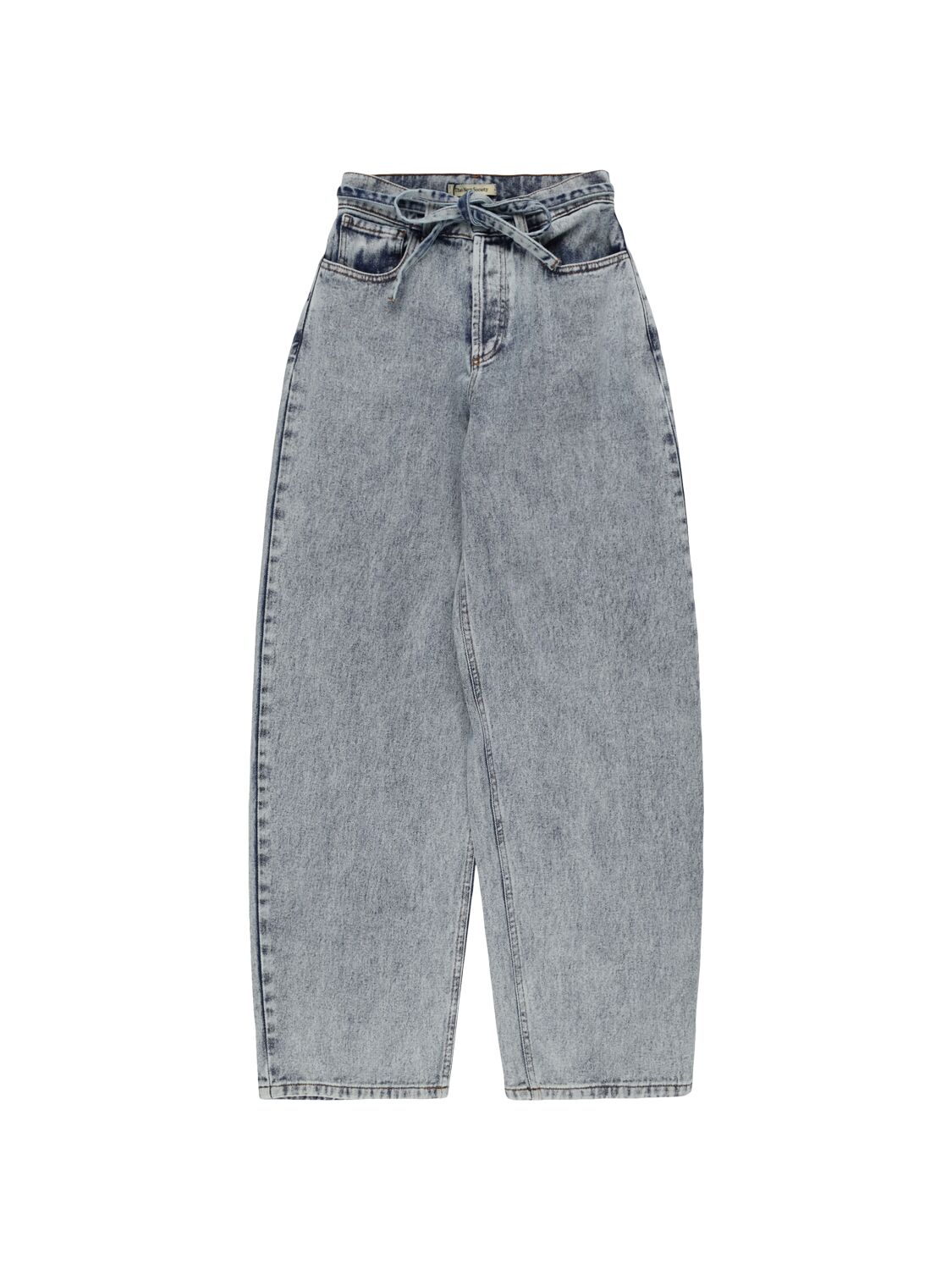 The New Society Kids' Cotton Denim Jeans In Blue