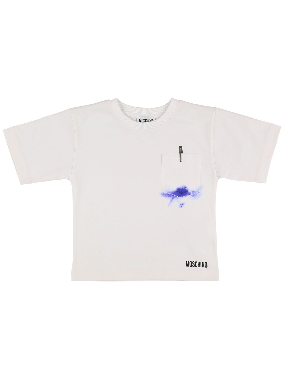 MOSCHINO Printed Cotton Jersey T-shirt