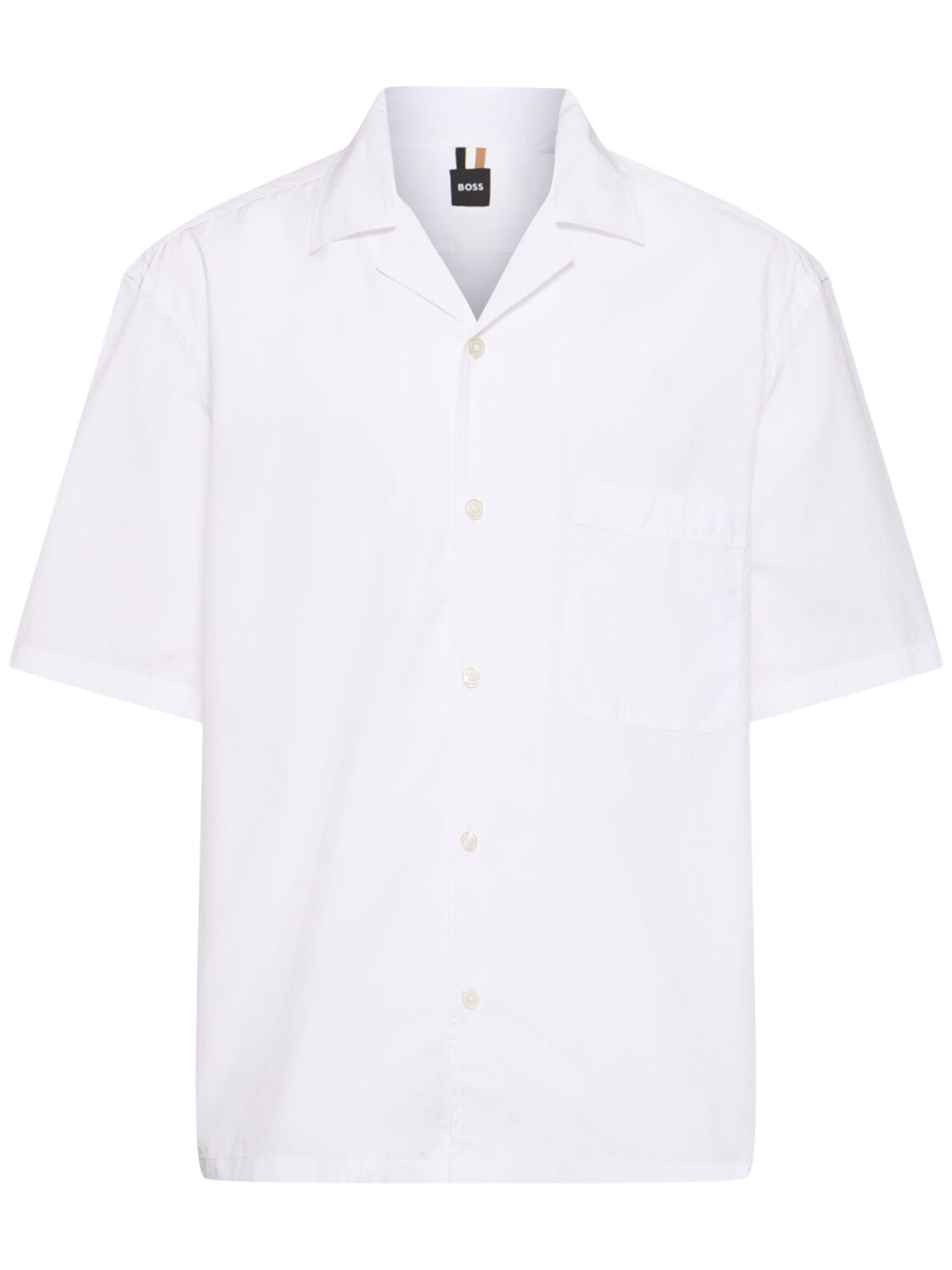 Chemise Boxy En Coton Lars - BOSS - Modalova