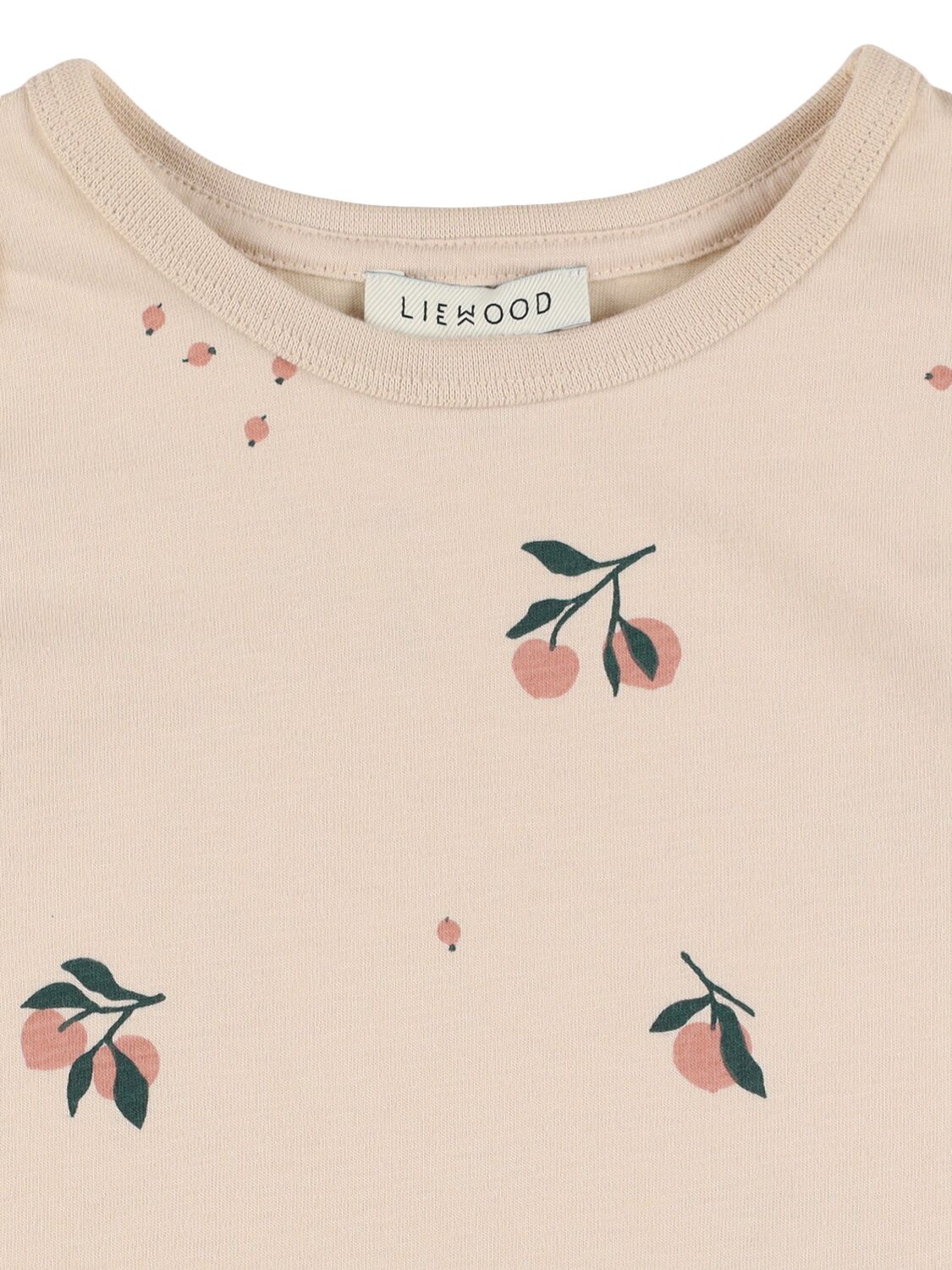 Shop Liewood Fruit Printed Cotton Jersey T-shirt In Multicolor