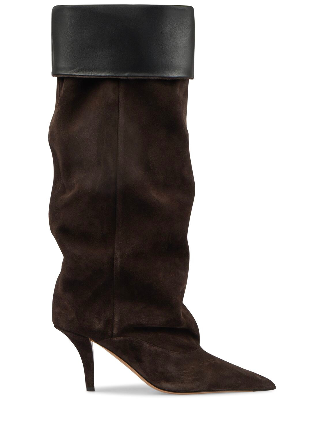 75mm Ines Suede Tall Boots
