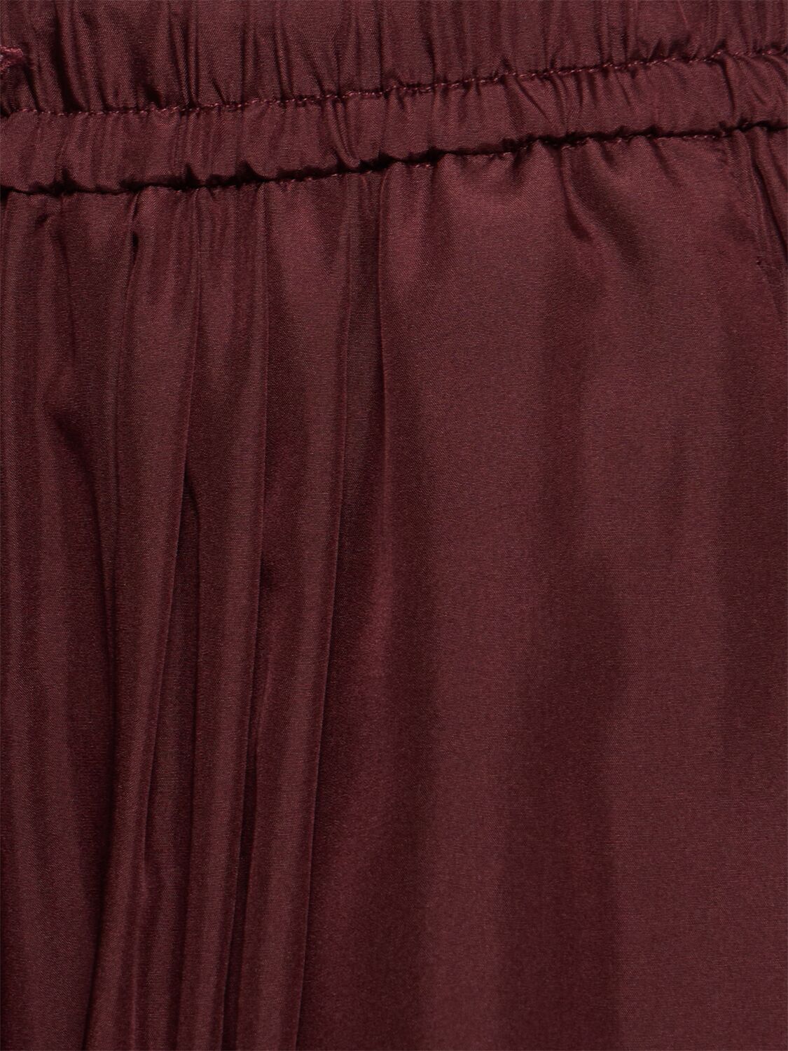 FORTE FORTE HABOTAI SILK DRAWSTRING PANTS 