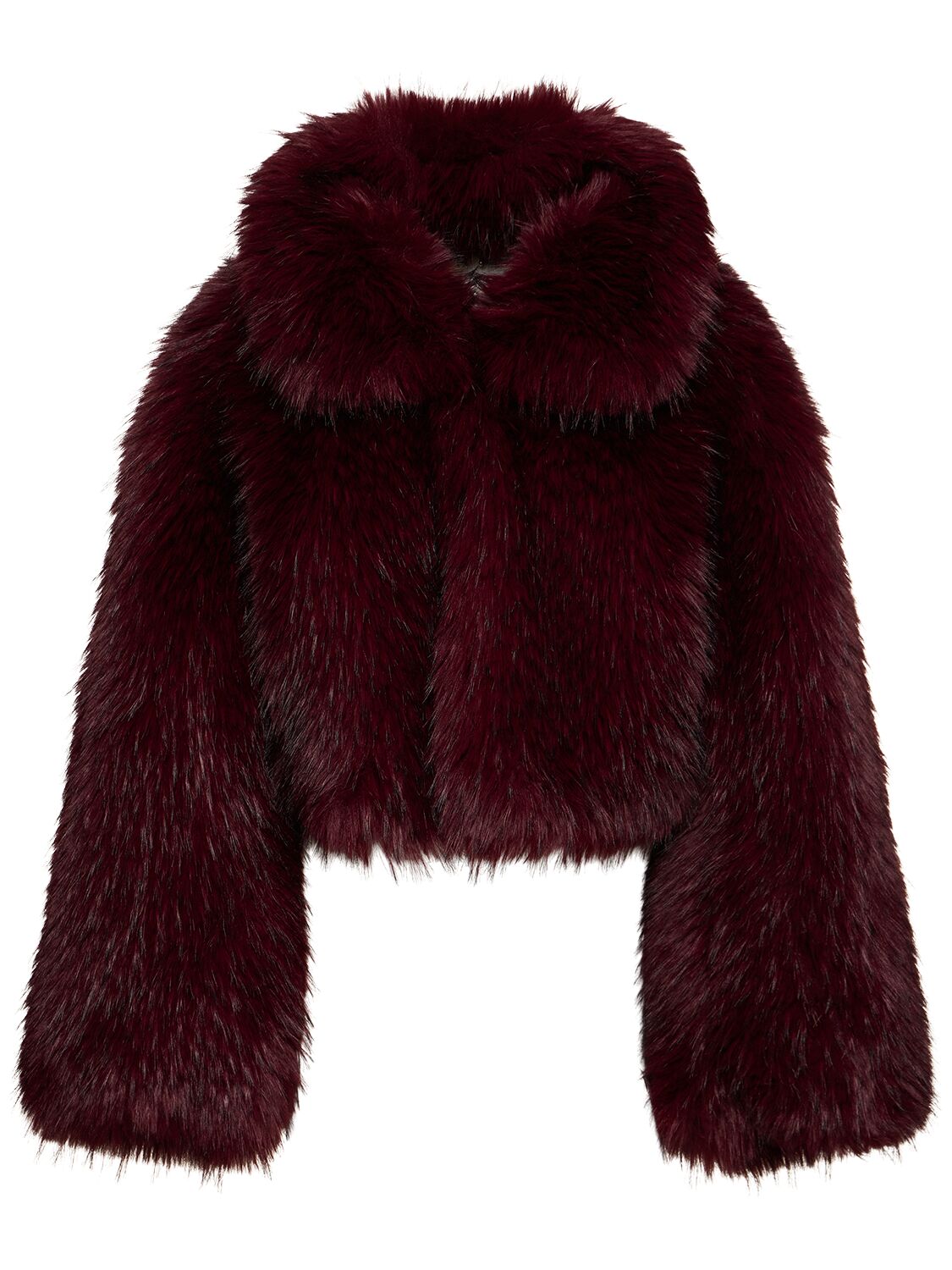 Cropped Plush Jacket - ROTATE - Modalova