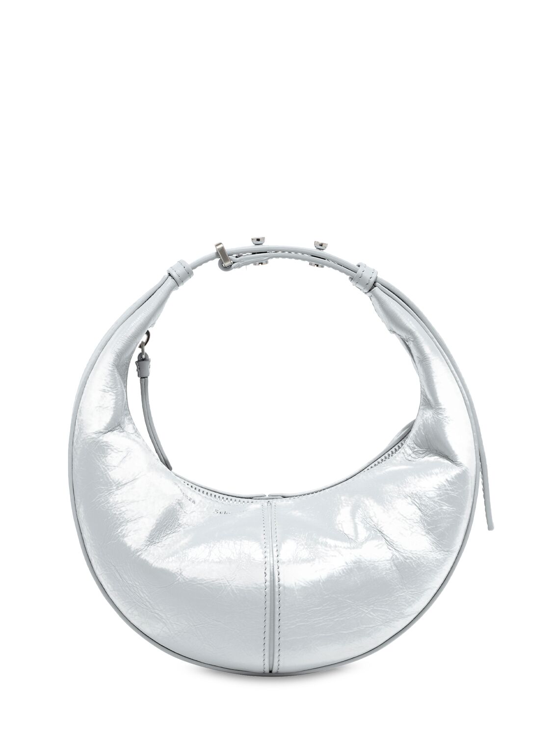 Proenza Schouler Mini Slide Crinkled Metallic Leather Bag