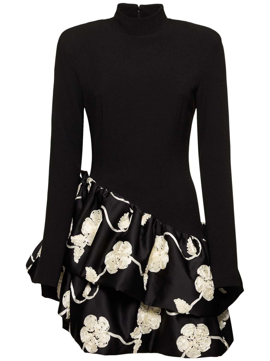 D Flower Bubble Mini Dress - ROTATE - Modalova