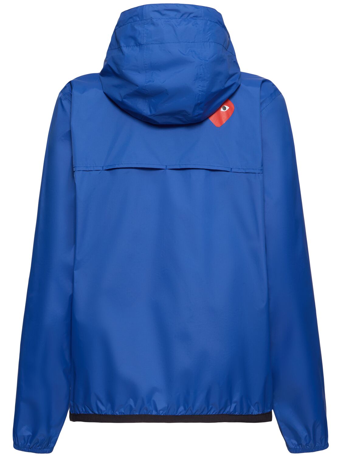 Comme Des Garçons Play Play Comme Des Garcons X K-way Halfzip Jacket In Blue