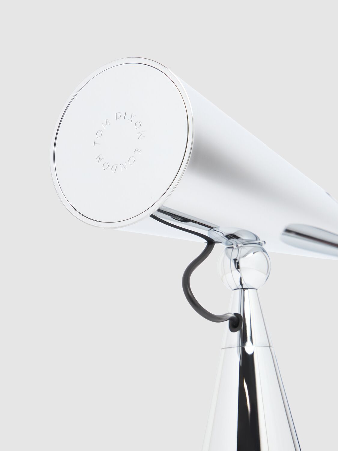 Tom Dixon Pose Task Silver Led Table Lamp In Silver