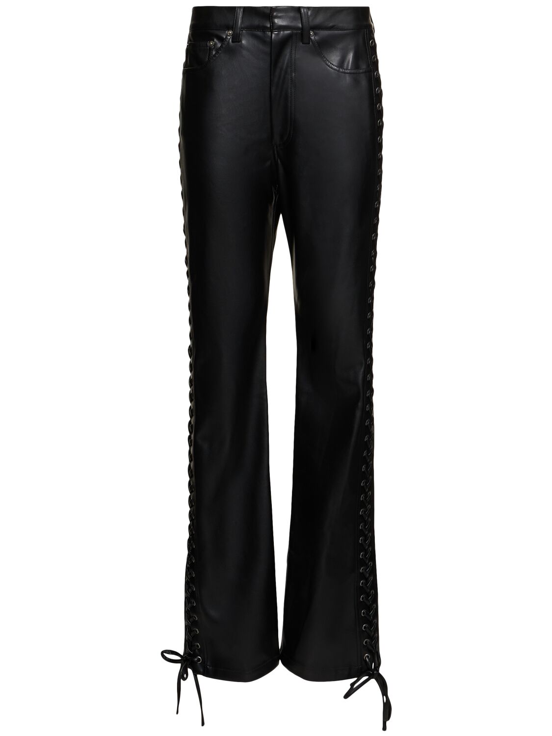 Laced Leather Pants