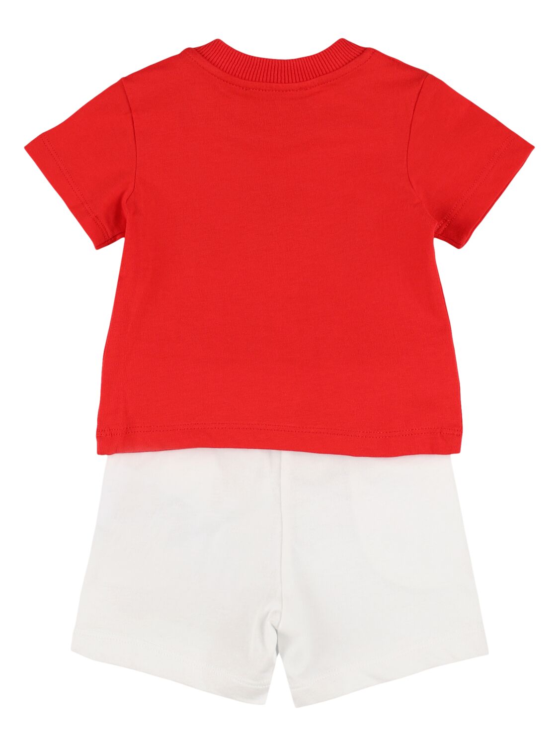 Moschino Printed T-shirt & Shorts In Red