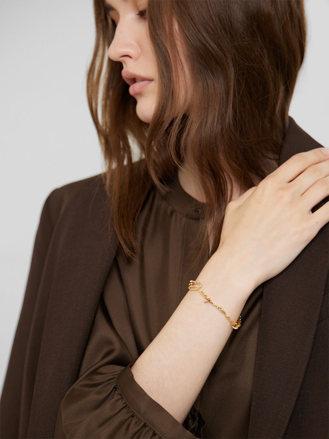 Shop Jacquemus La Gourmette  Bracelet In Gold