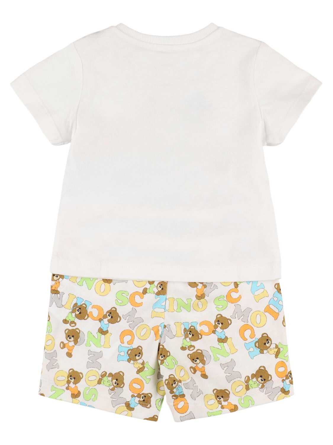 Moschino Cotton T-shirt & Shorts In White