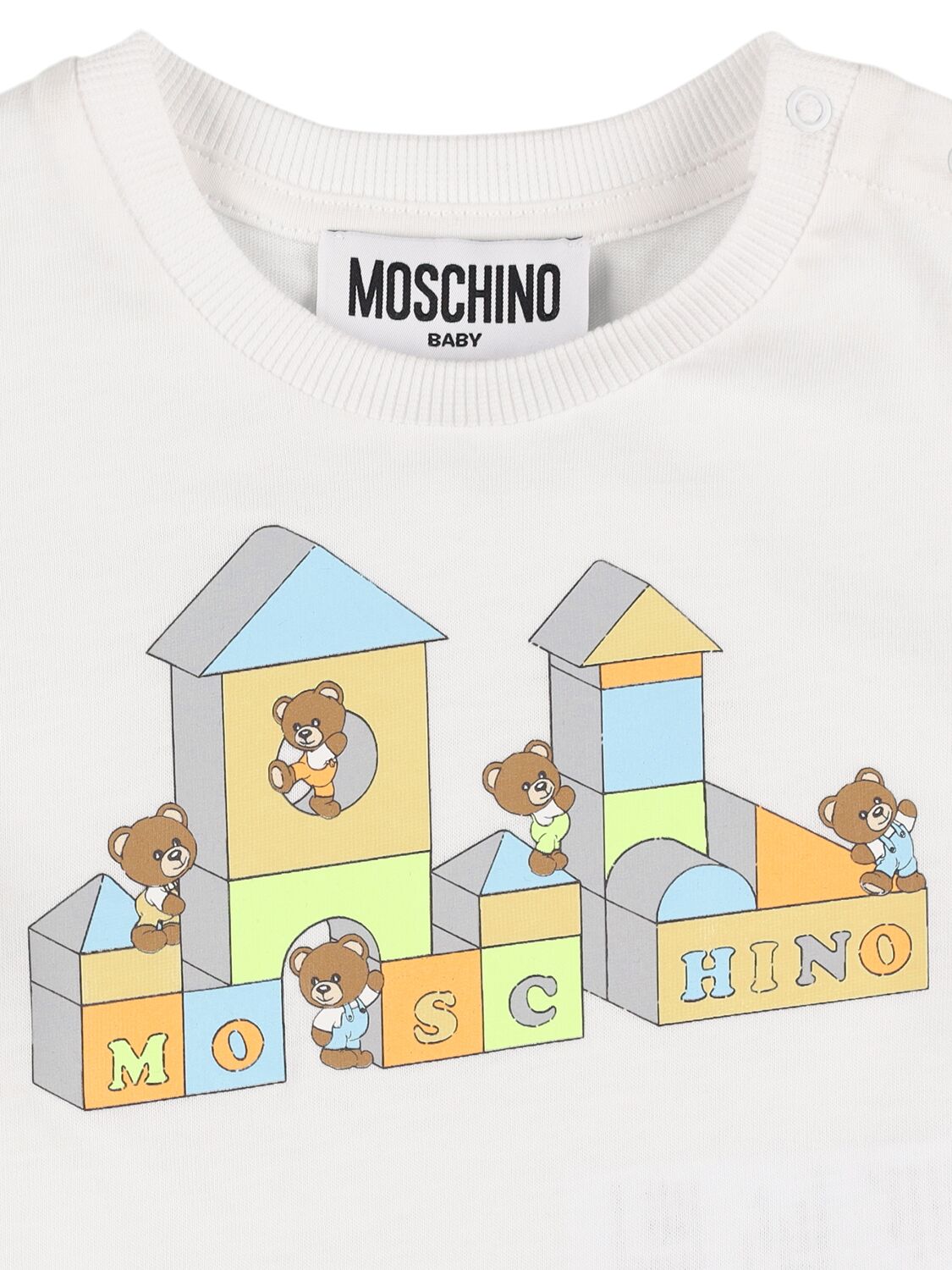 Moschino Cotton T-shirt & Shorts In White