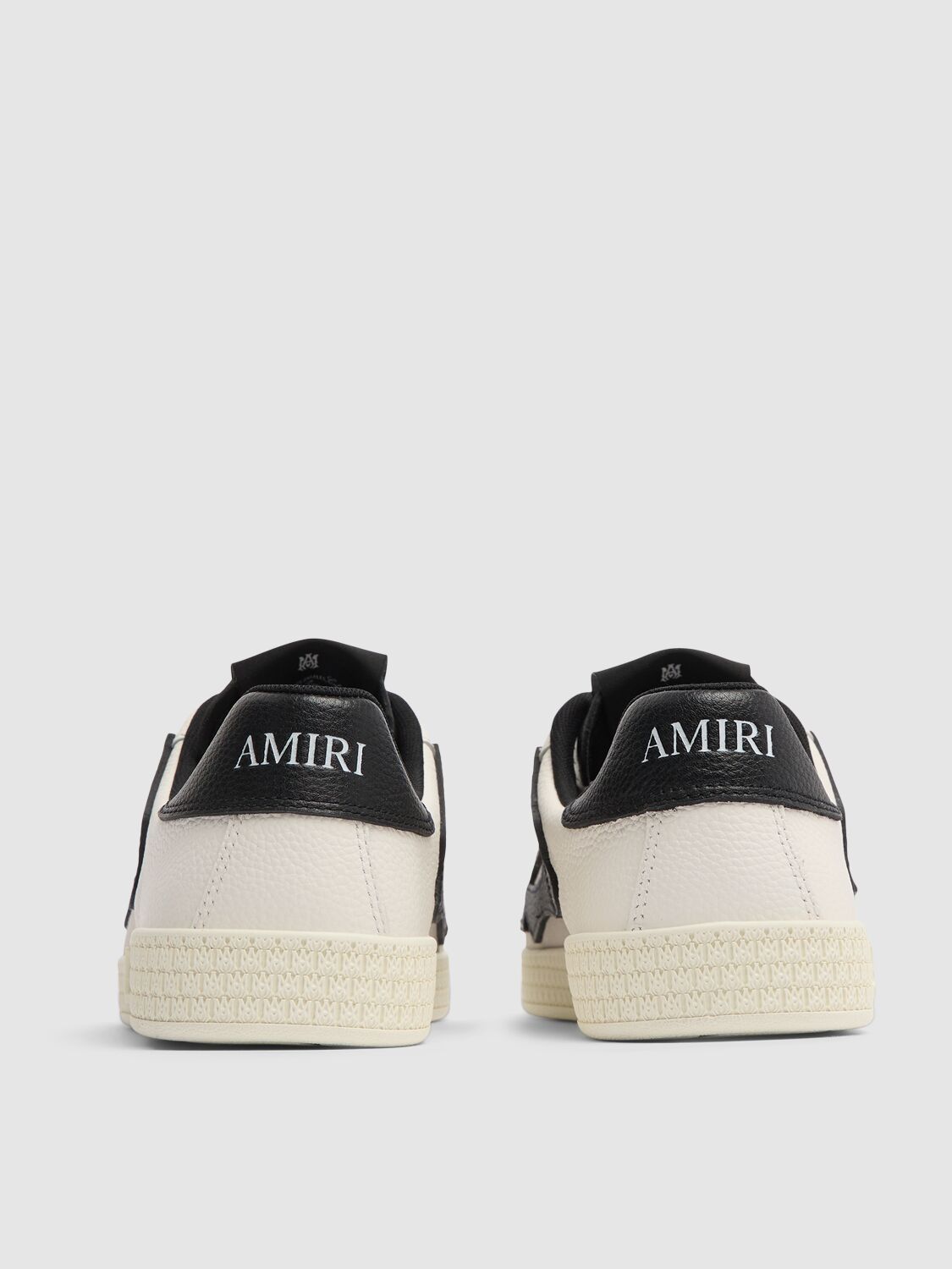Shop Amiri Pacific Bones Low Sneakers In Black