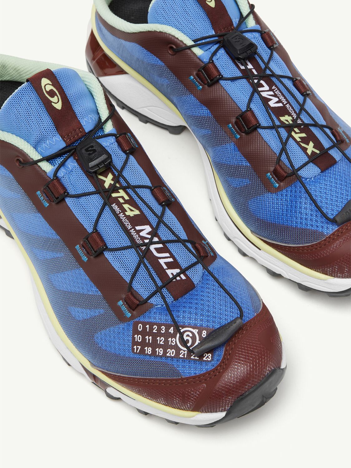 Shop Mm6 Maison Margiela Xt Mule 4 Mm6 X Salomon Sneakers In Blue/brown