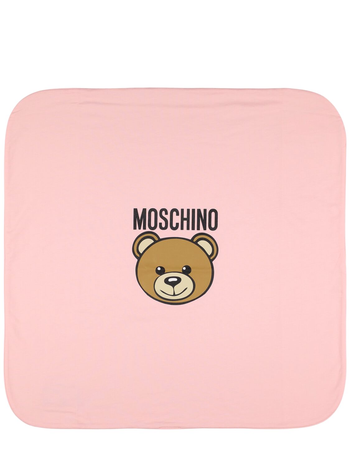 MOSCHINO Printed Cotton Blanket