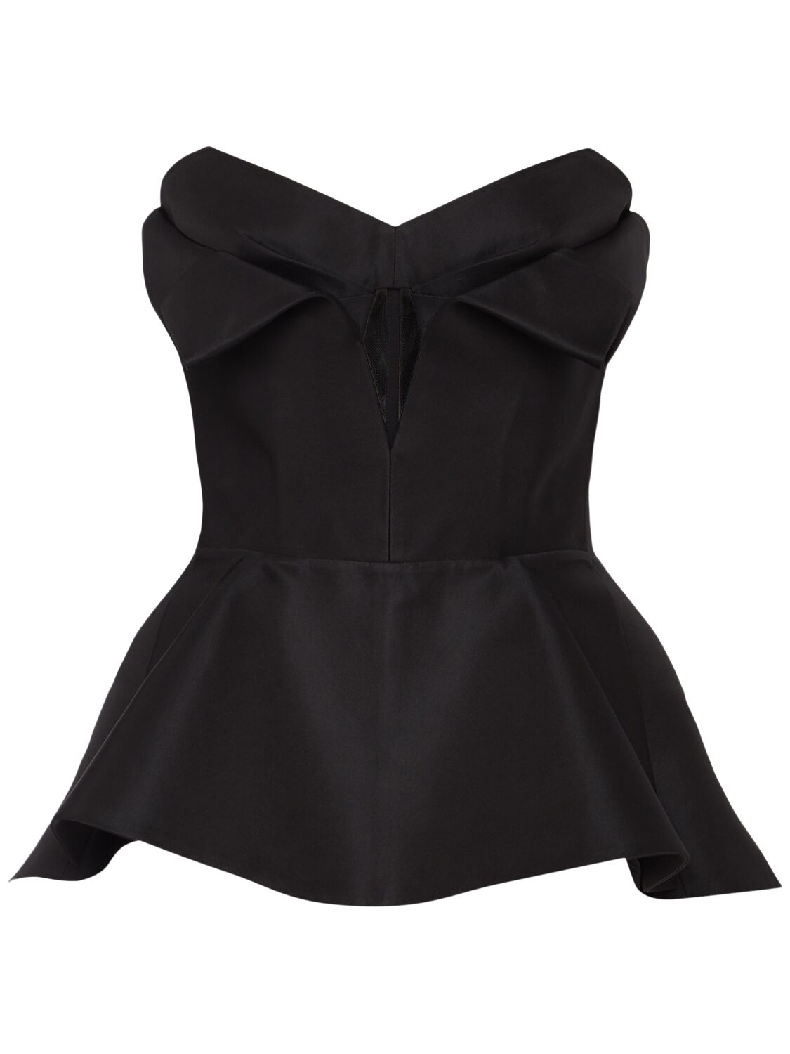 Alexander Mcqueen Silk Blend Corset
