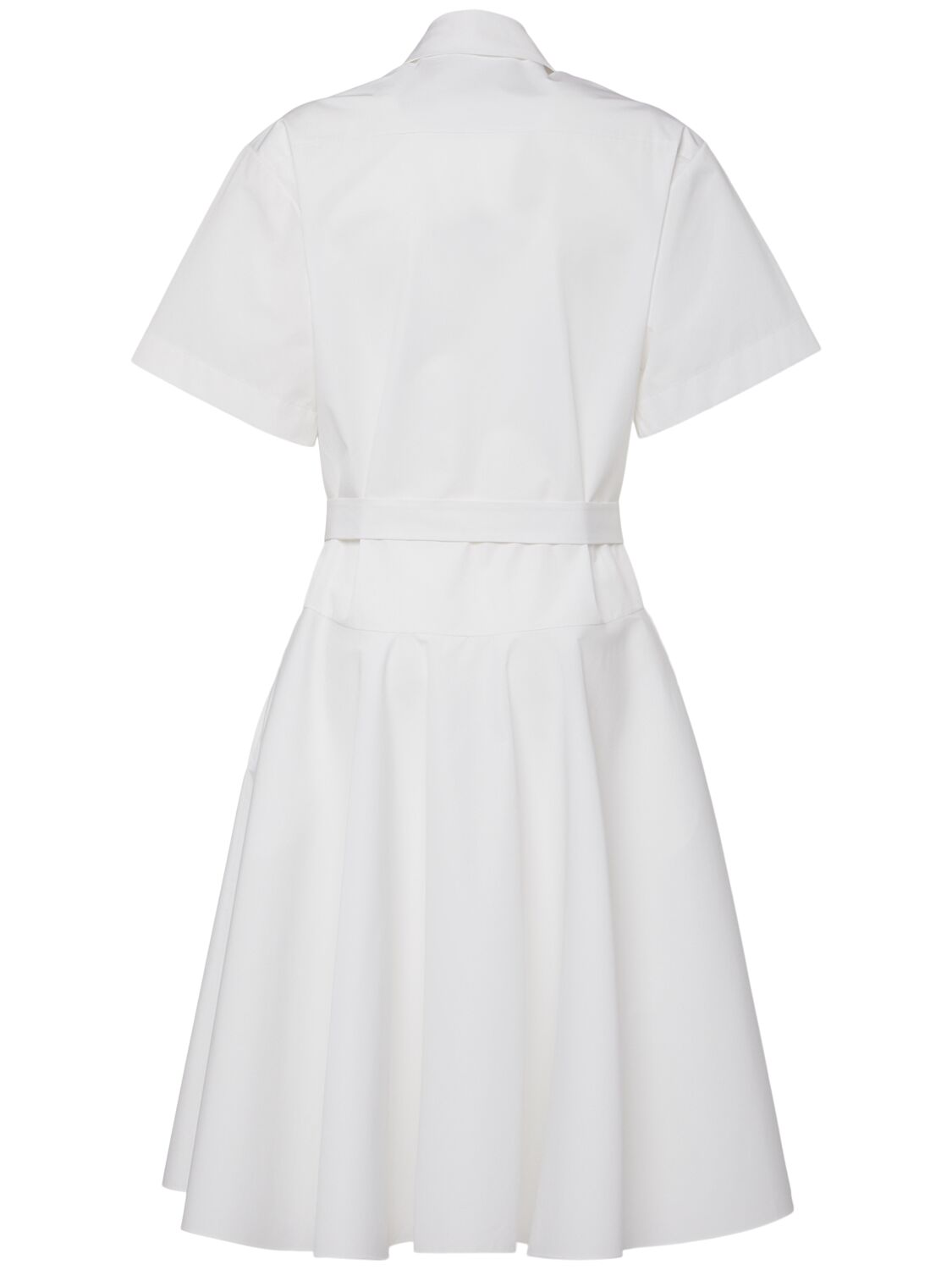 Alexander Mcqueen Cotton Poplin Shirt Dress