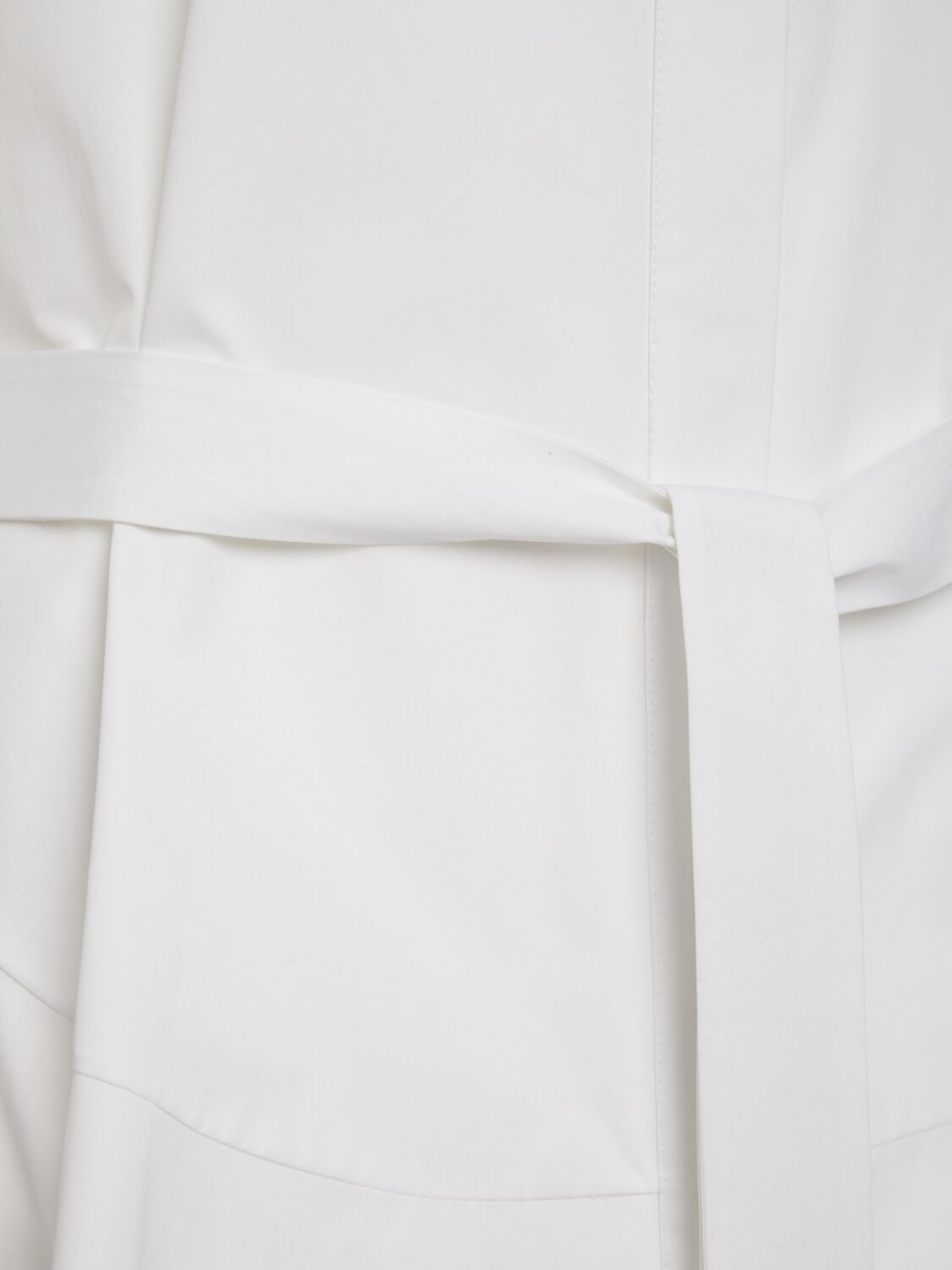 Alexander Mcqueen Cotton Poplin Shirt Dress