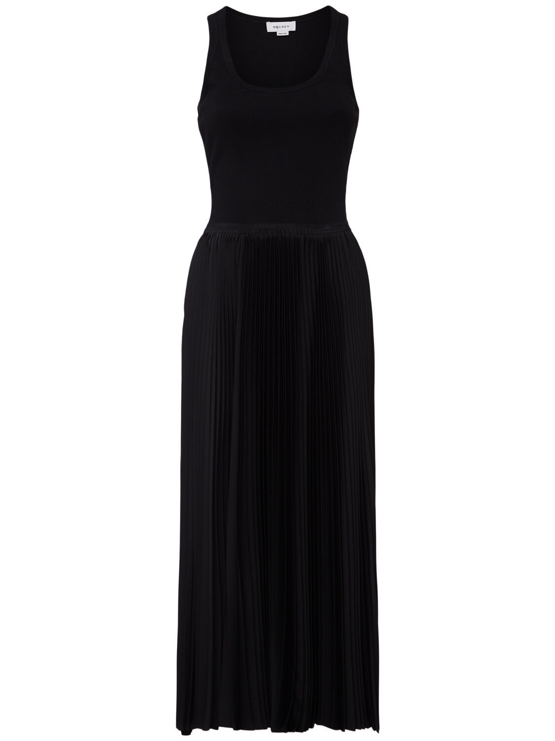 Robe Midi En Coton Mélangé - MCQUEEN - Modalova