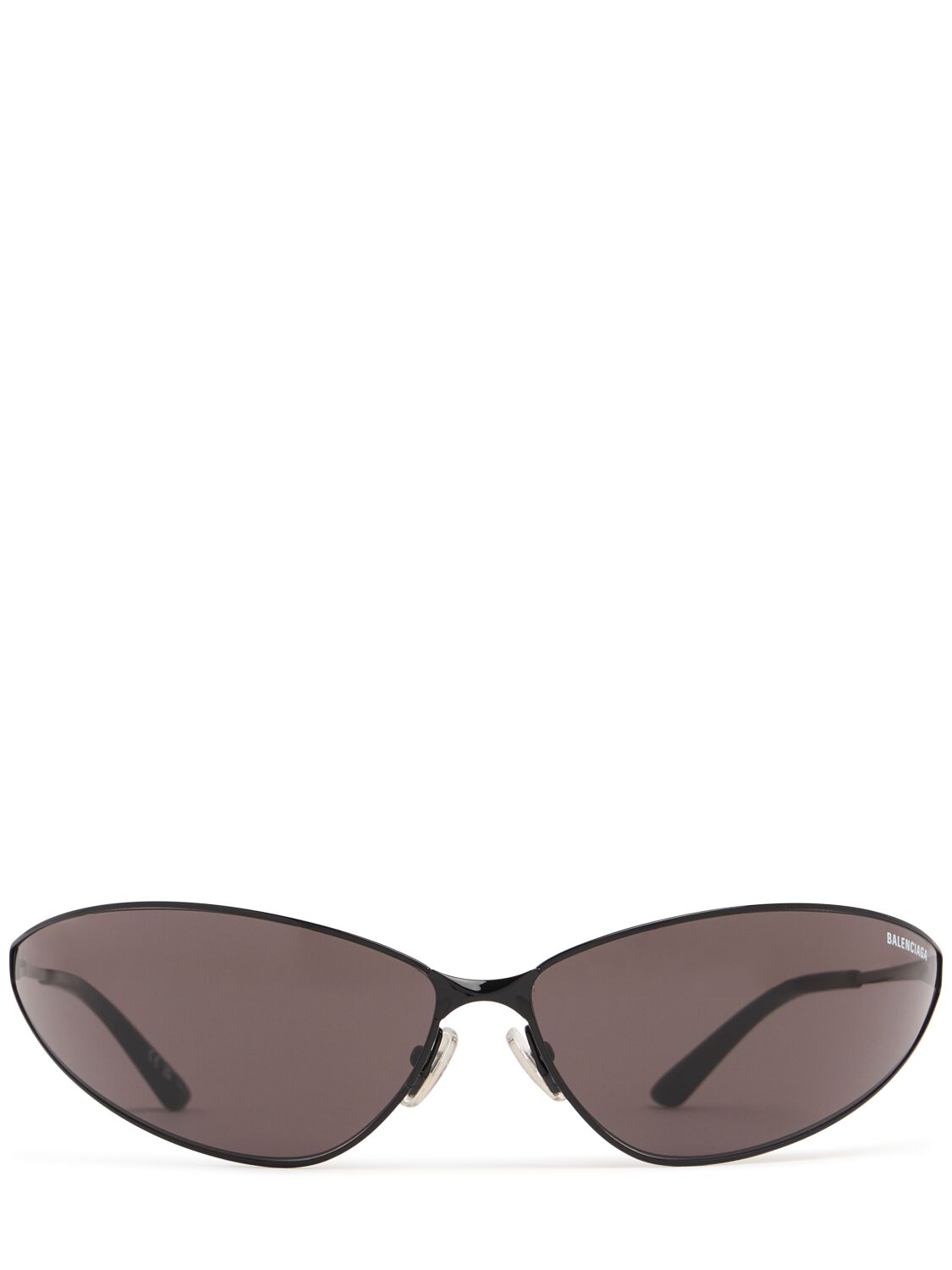 Lunettes De Soleil En Métal 0315s Razor - BALENCIAGA - Modalova