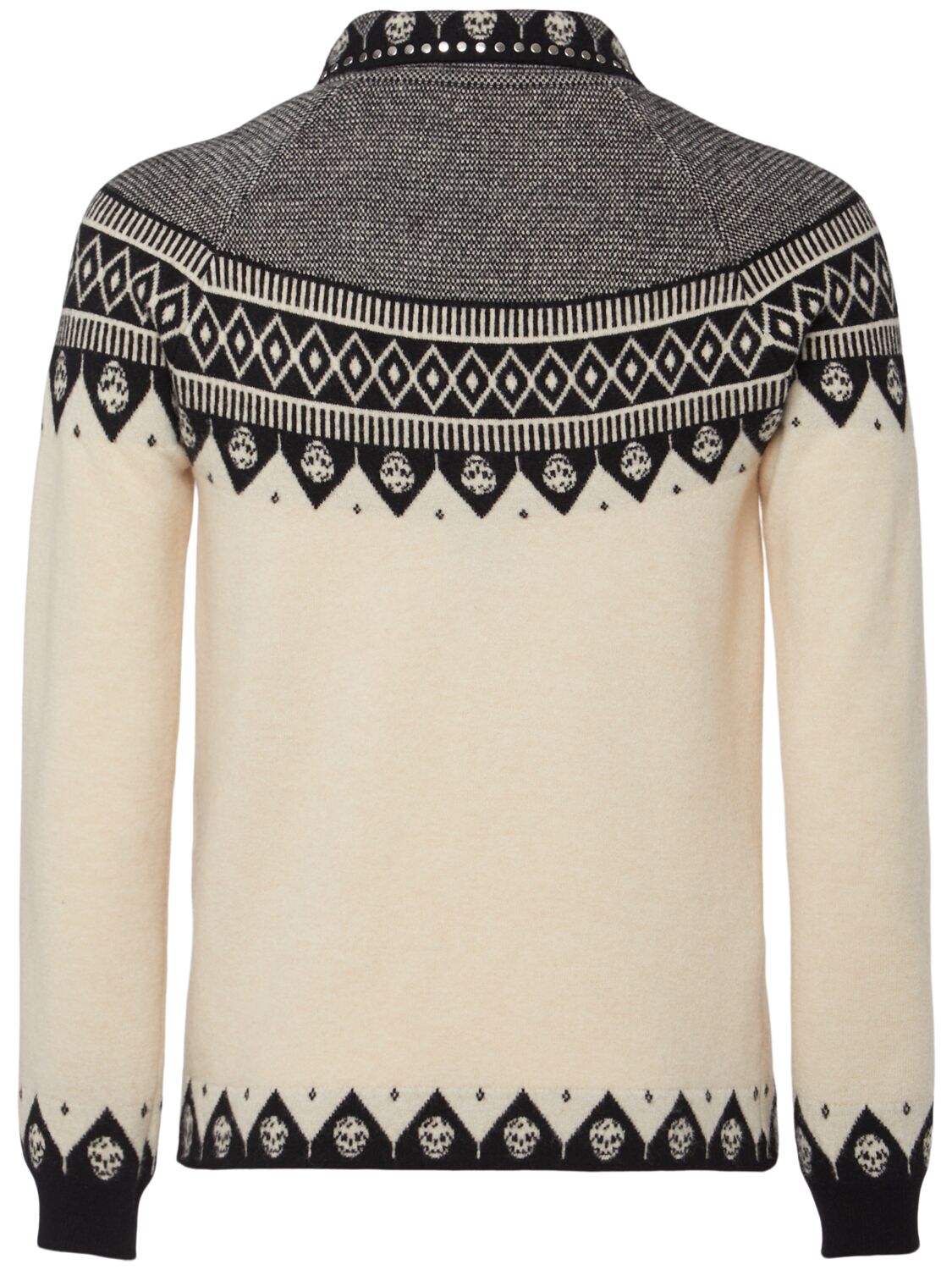Alexander Mcqueen Wool Cardigan In Multi