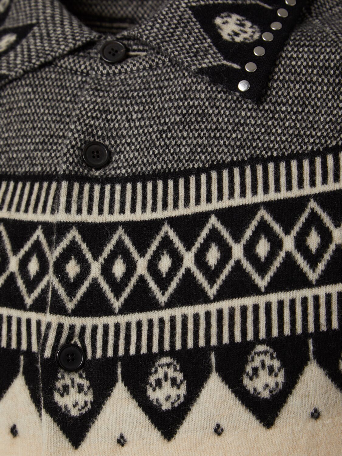 Alexander Mcqueen Wool Cardigan In Multi