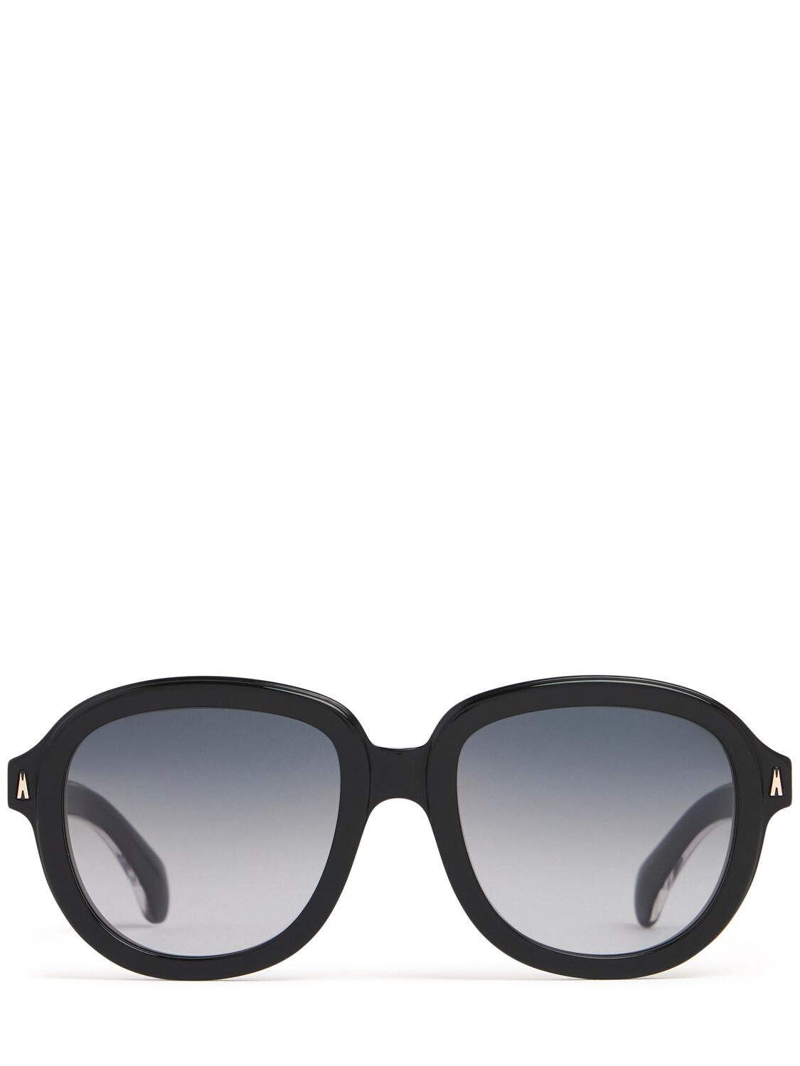 Moncler Cirsee Acetate Pilot Sunglasses In Shiny Black
