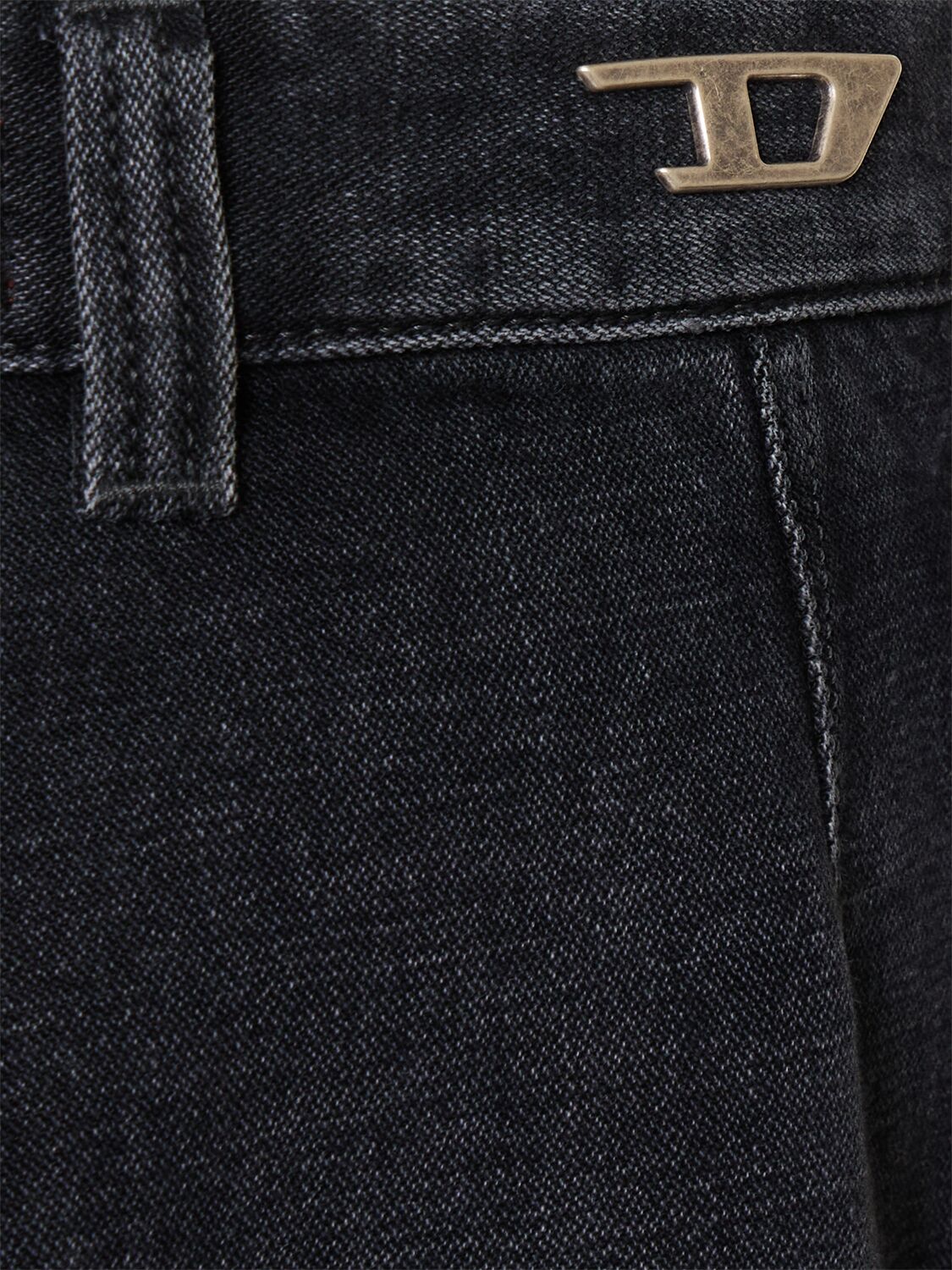 DIESEL DE-TON DENIM CARGO MINI SKIRT 