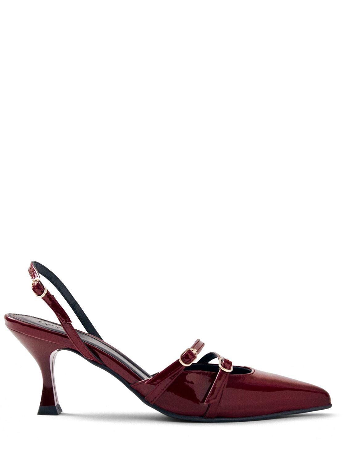 75mm Joelle Leather Pumps