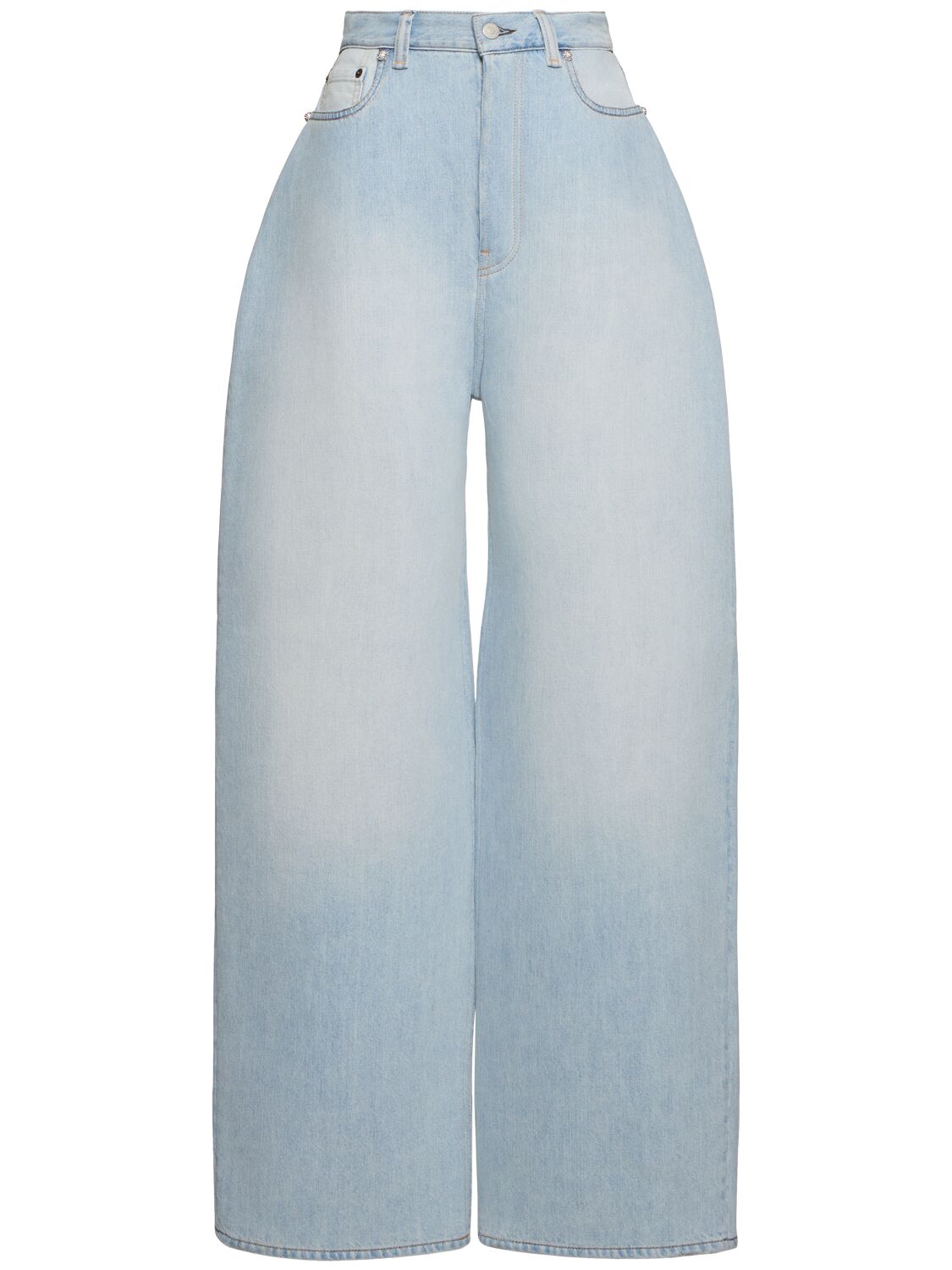 Picko Bonded Denim Baggy Jeans