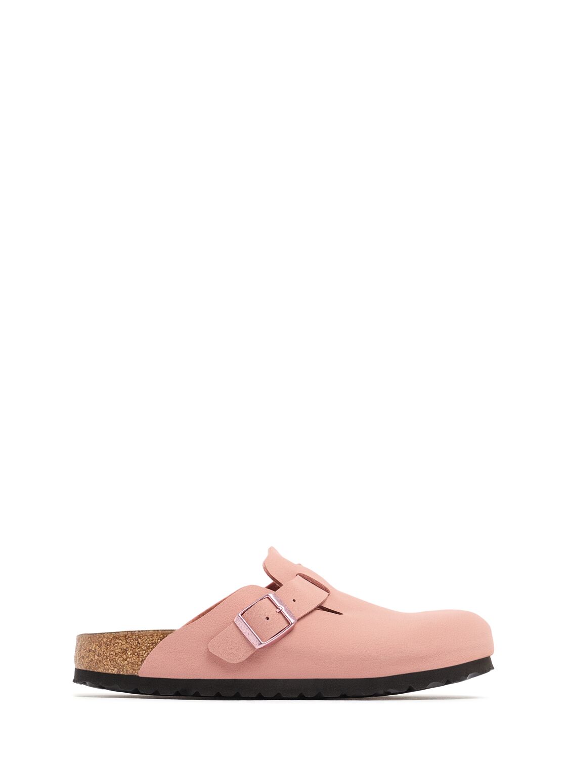 Birkenstock Boston Kids Synthetic Sandals In Pink