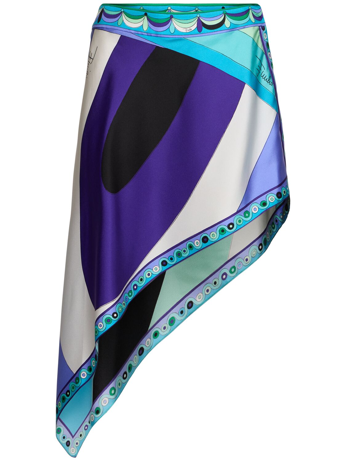 Printed Silk Twill Mini Skirt - PUCCI - Modalova