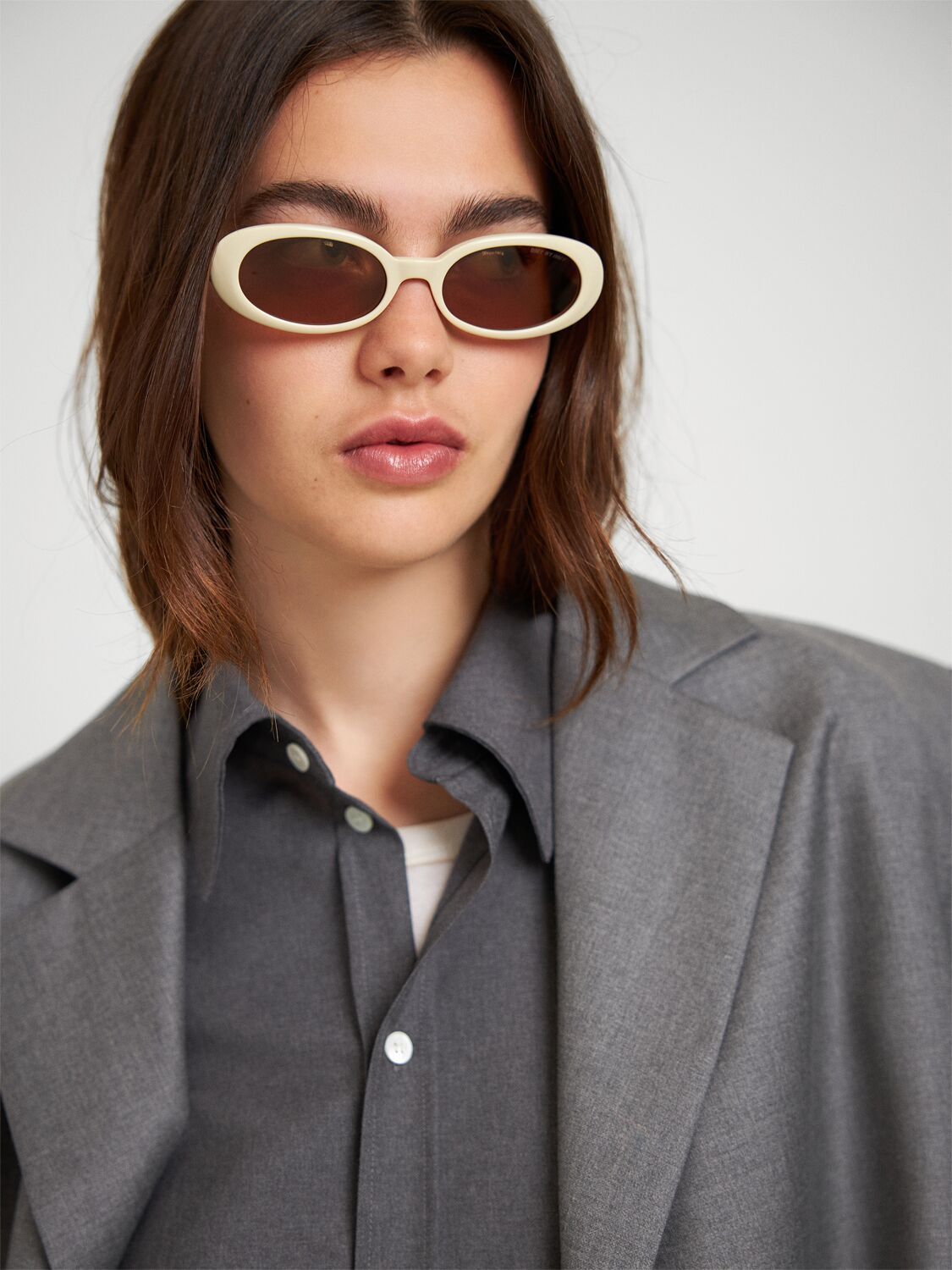 Valentina Oval Acetate Sunglasses