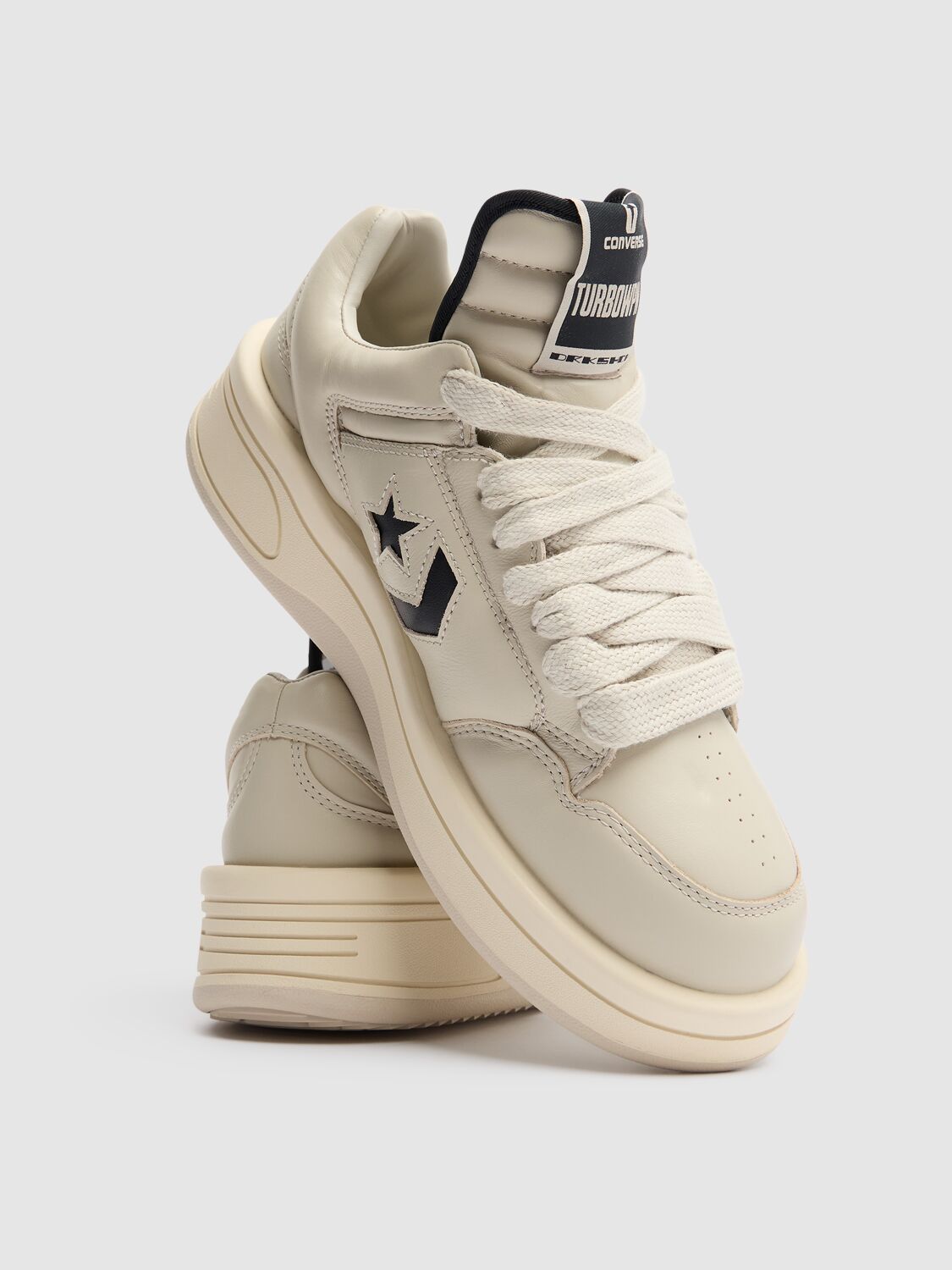 Shop Drkshdw X Converse Turbowpn Leather Sneakers
