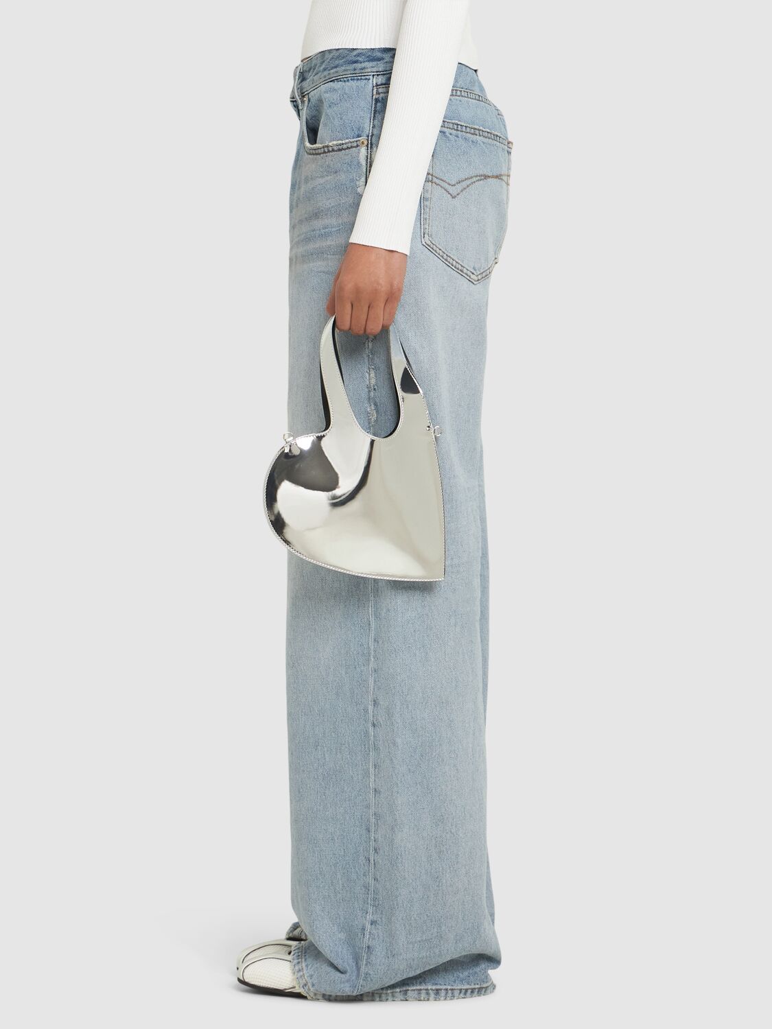 COPERNI BABY HEART MIRRORED CROSSBODY TOTE BAG 