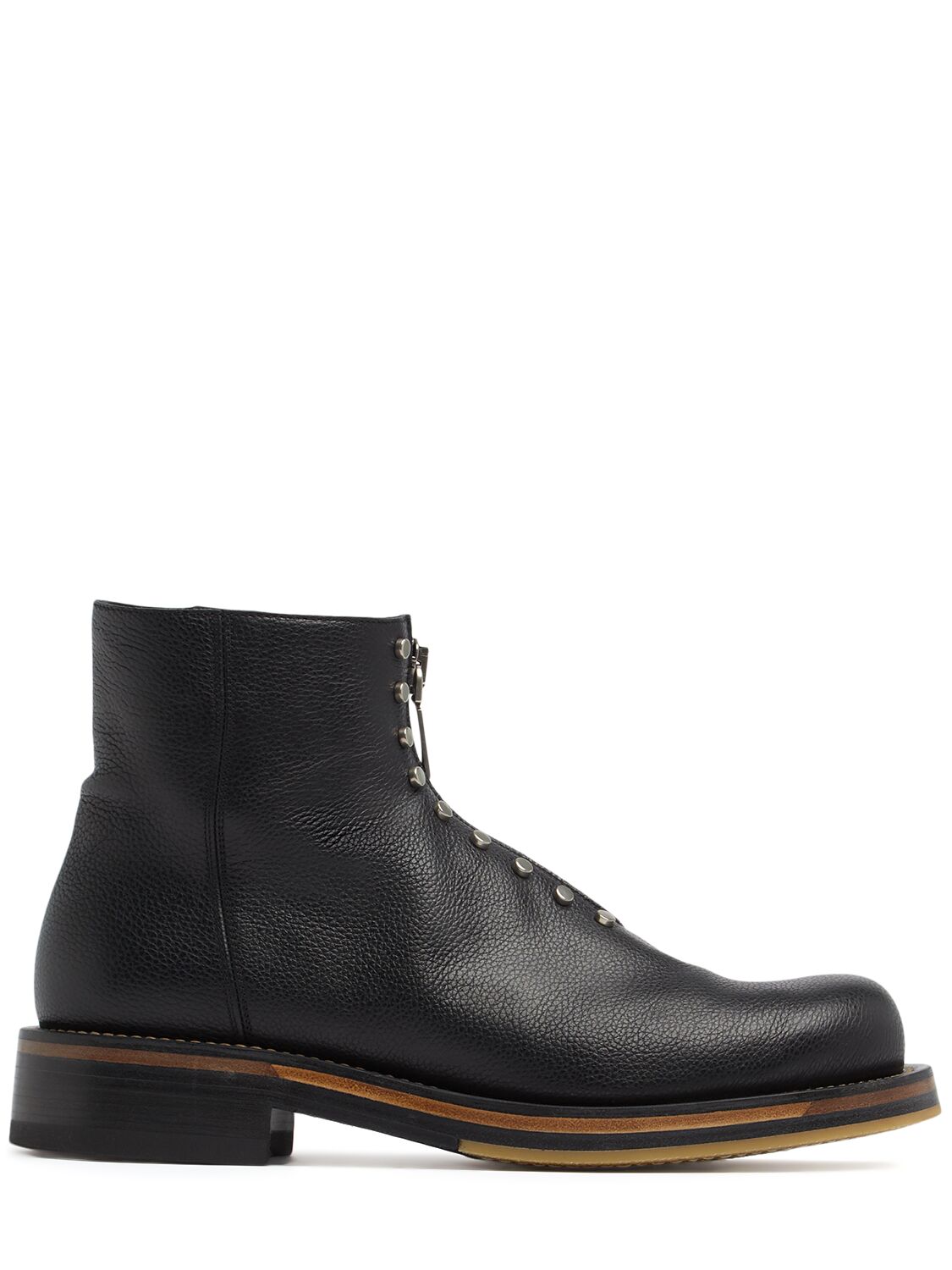 Leather Ankle Boots - MCQUEEN - Modalova
