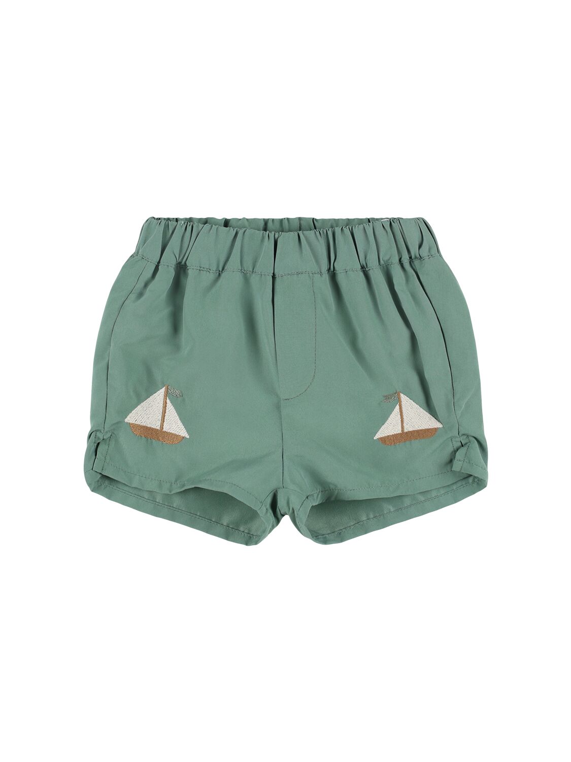 DONSJE Boat Print Nylon Swim Shorts