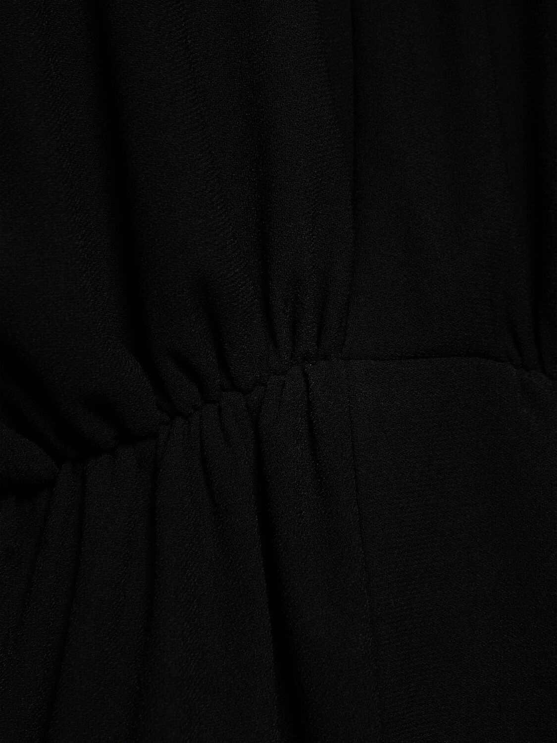 16arlington Vide Crepe Midi Dress In Black