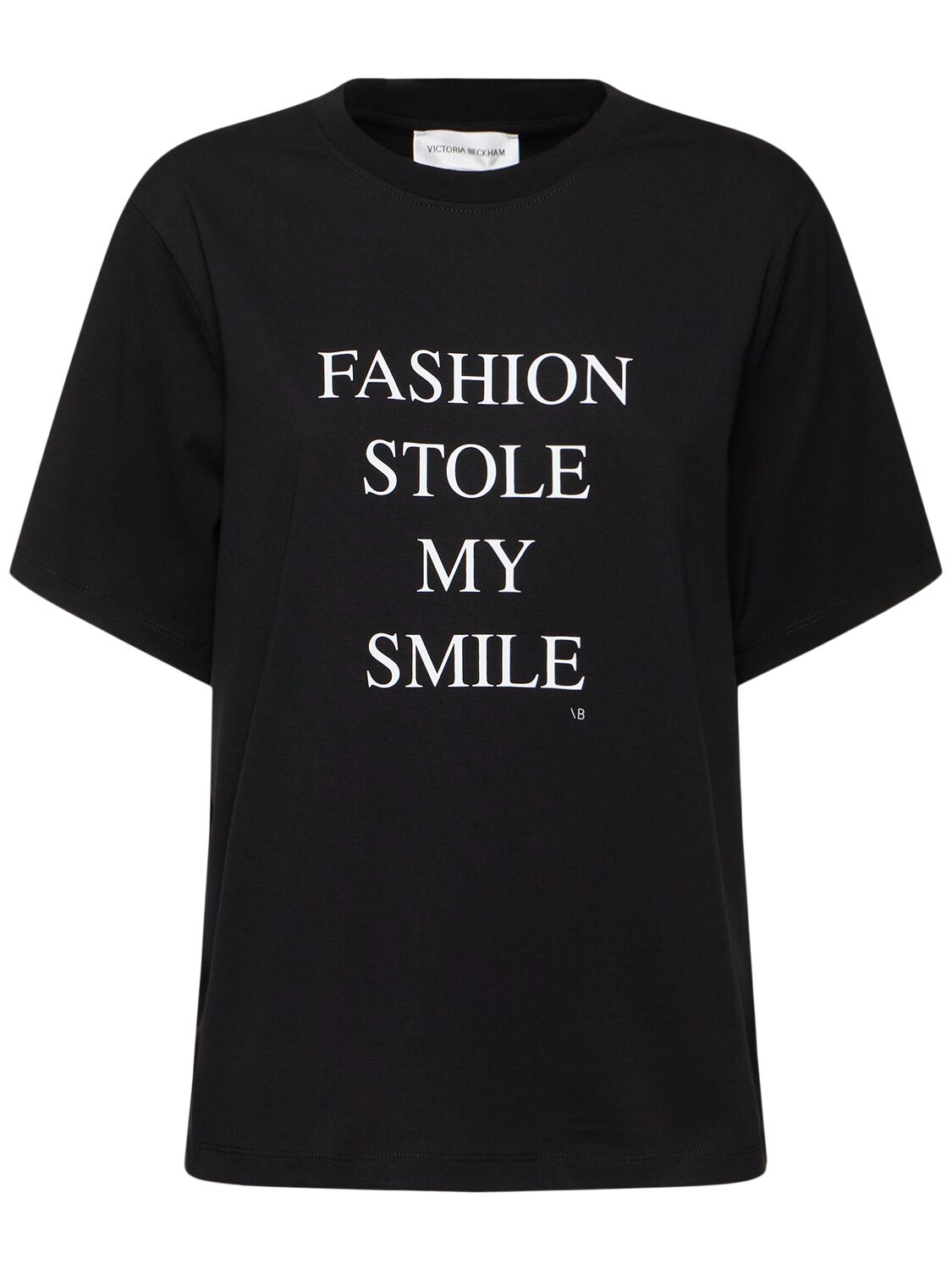 Slogan Printed Organic Cotton T-shirt