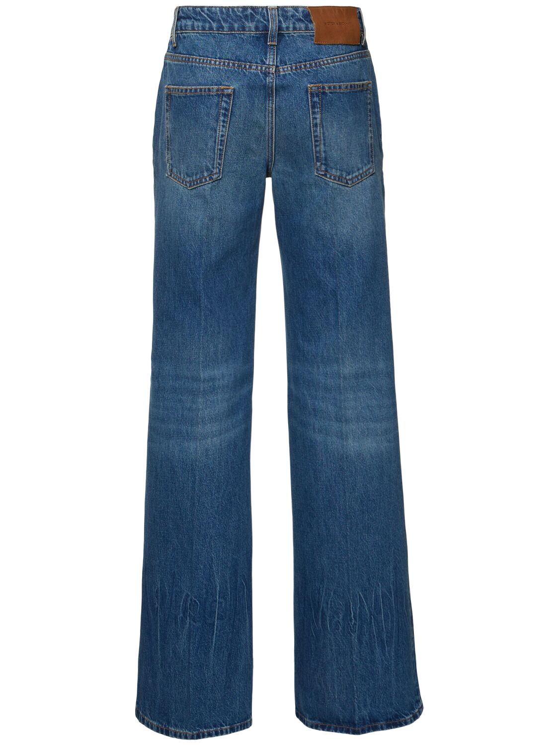 Victoria Beckham Gigi Mid Rise Straight Jeans In Vintage Indigo In Blue
