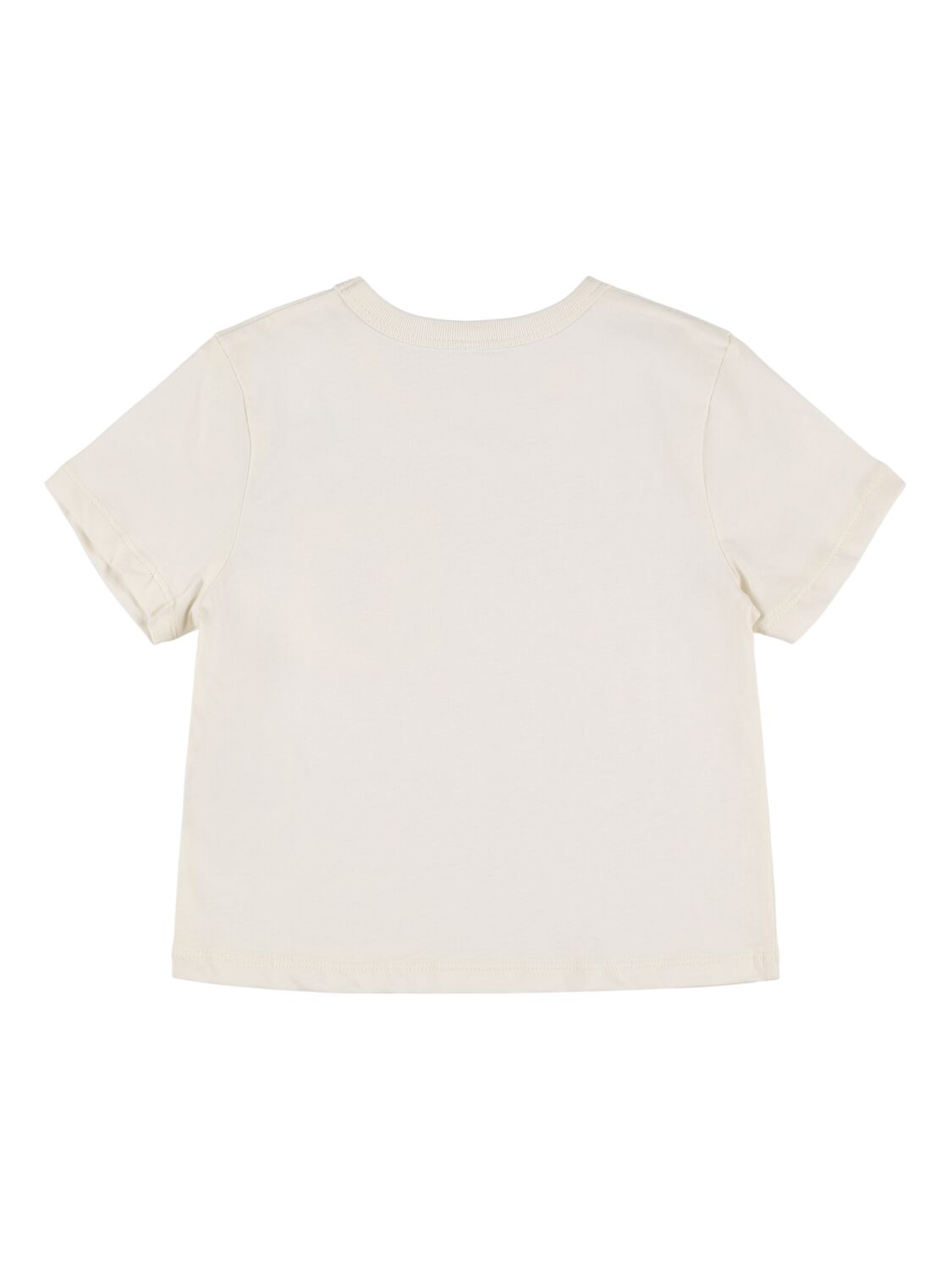 Mini Rodini White T-shirt With Ladybug Embroidery