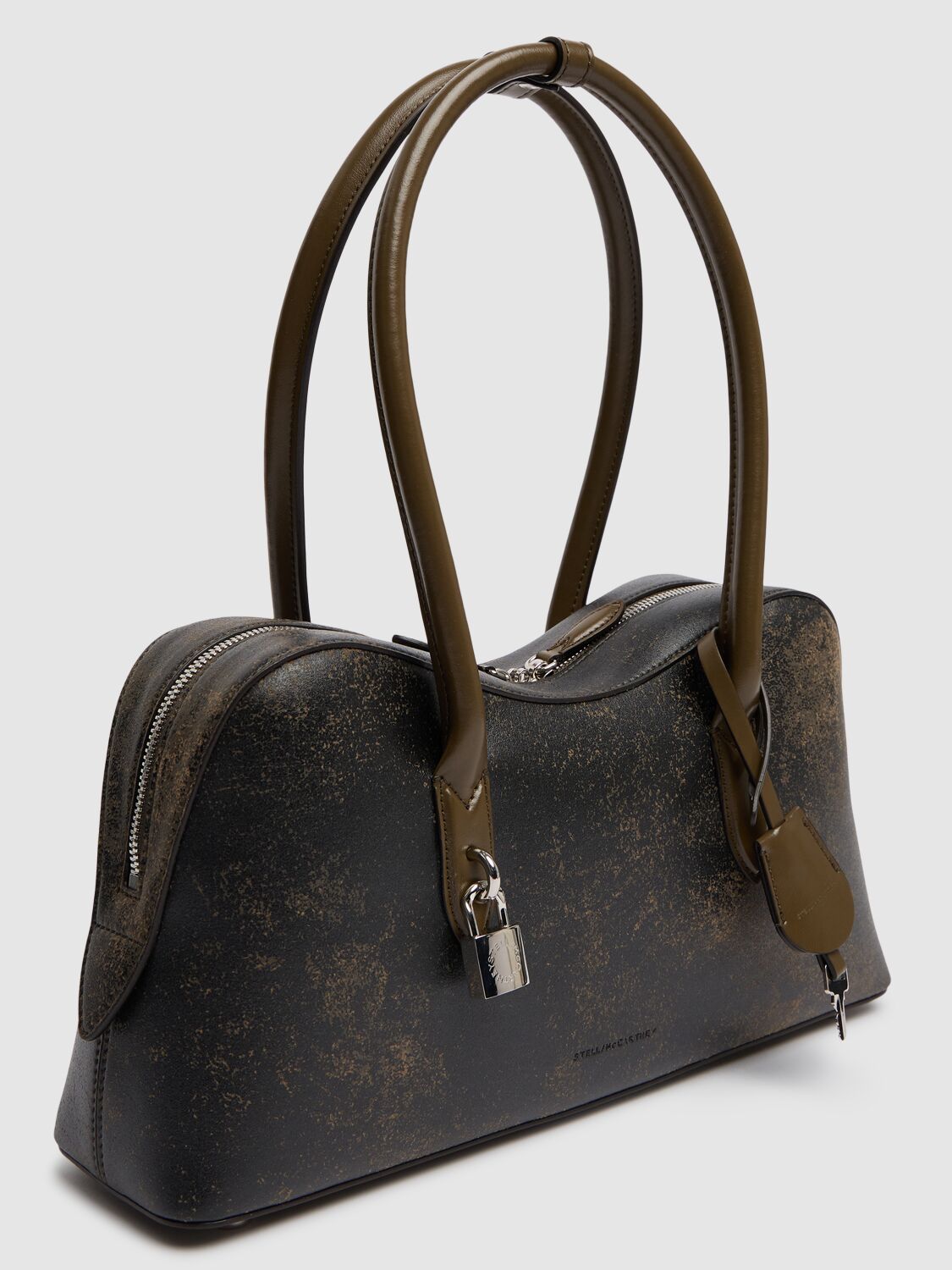 Stella Mccartney Ryder Trompe O' Loeil Print Shoulder Bag