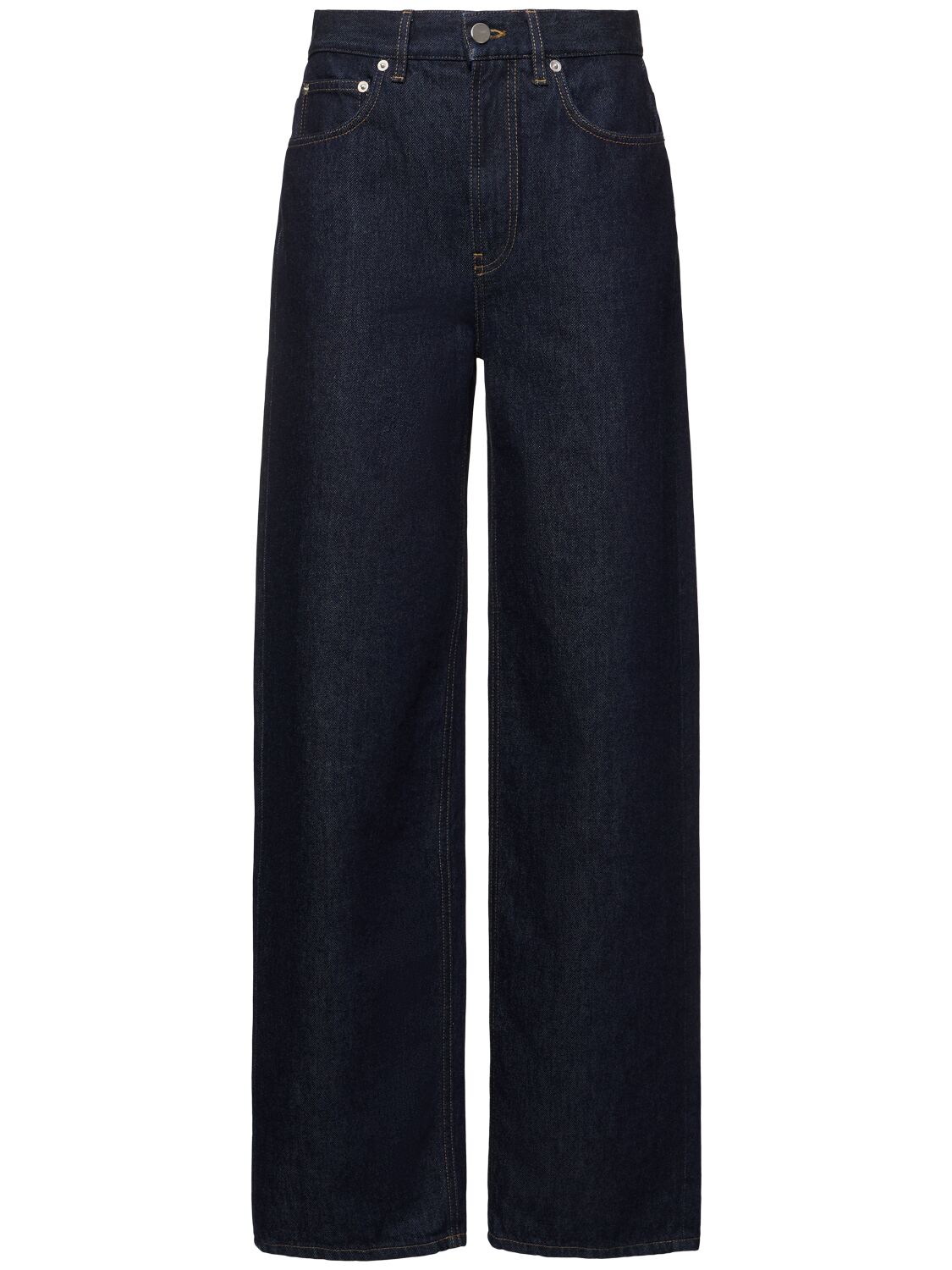 Jean En Denim De Coton Samur - LOULOU STUDIO - Modalova