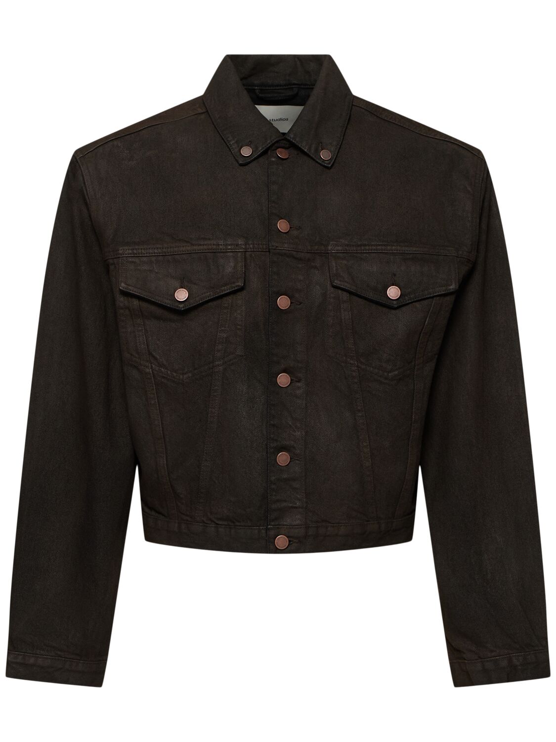 Veste En Denim Shrunken - ENTIRE STUDIOS - Modalova