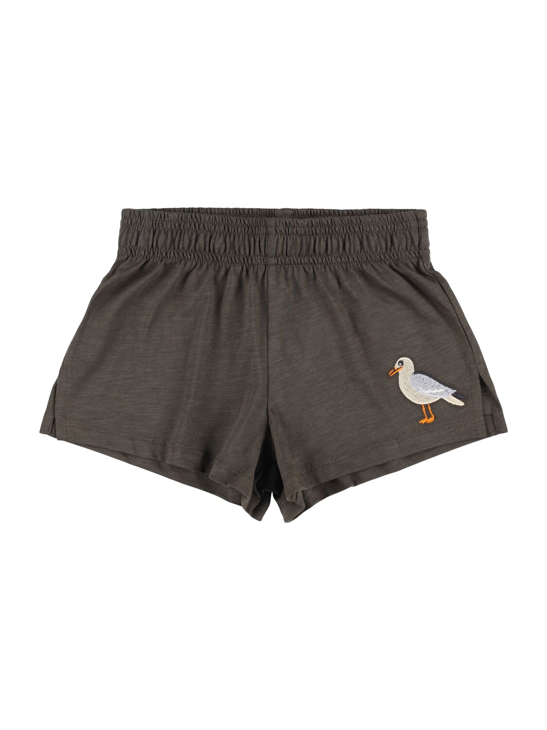 Mini Rodini Embroidered Cotton Shorts