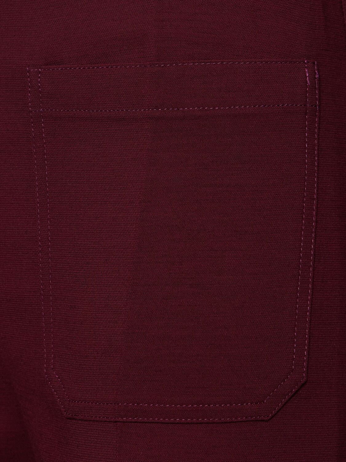 Shop Victoria Beckham Alina Viscose Blend Wide Leg Pants