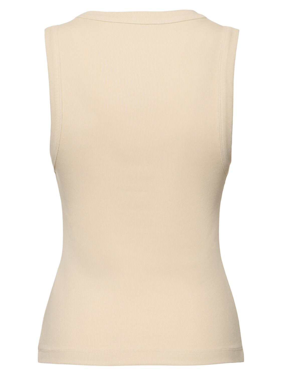 Wardrobe.nyc Cotton Blend Scoop Tank Top