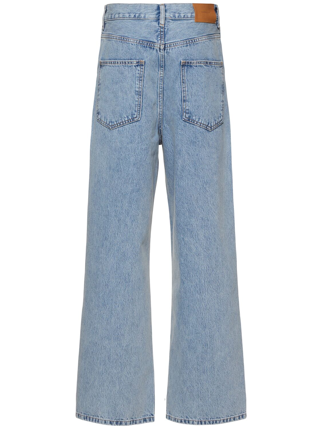 WARDROBE.NYC DENIM LOW RISE STRAIGHT JEANS 